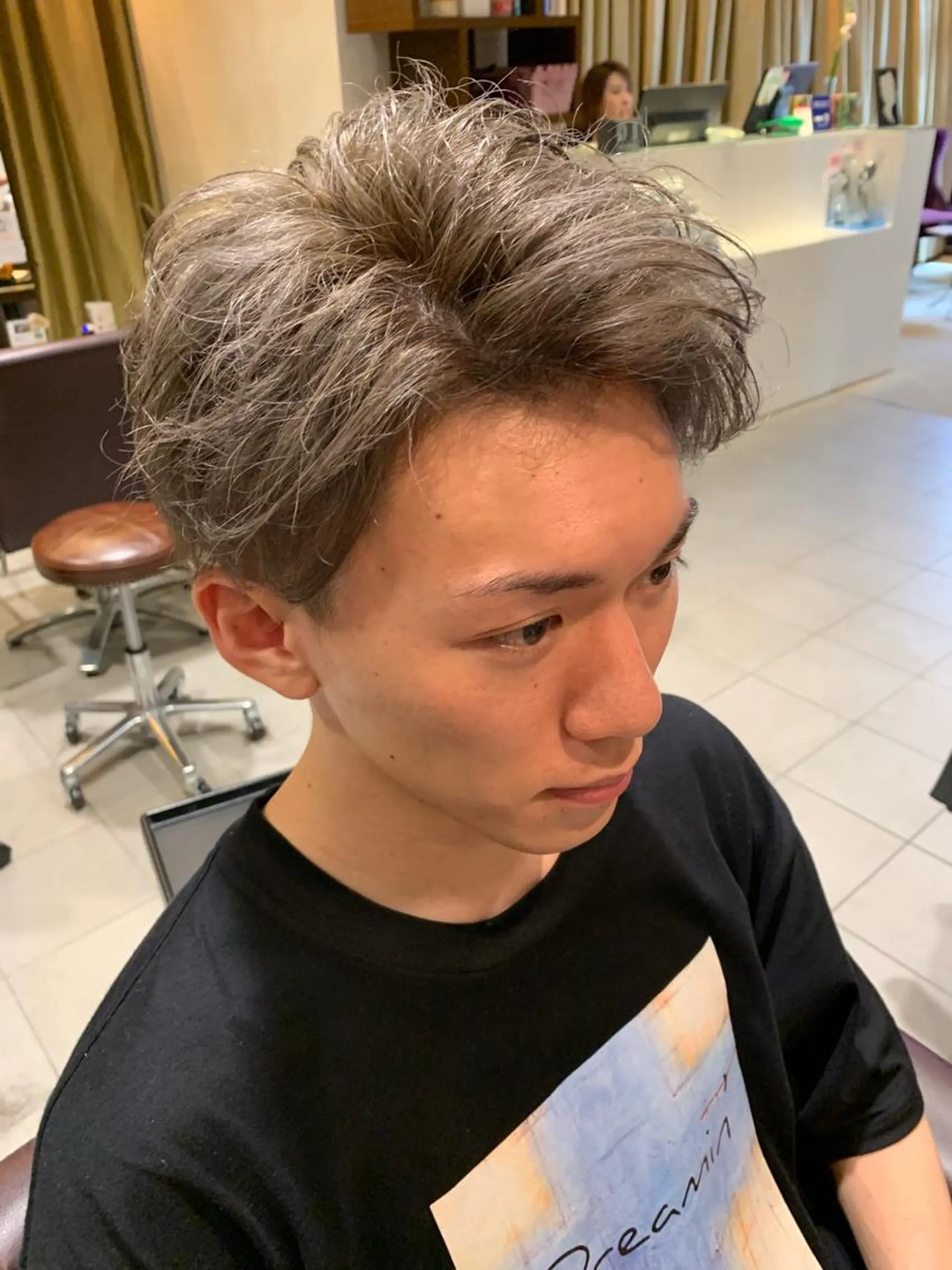 ショート メンズ マッシュ 美髪形成！色素改善！ 秋田　和輝のヘアスタイル