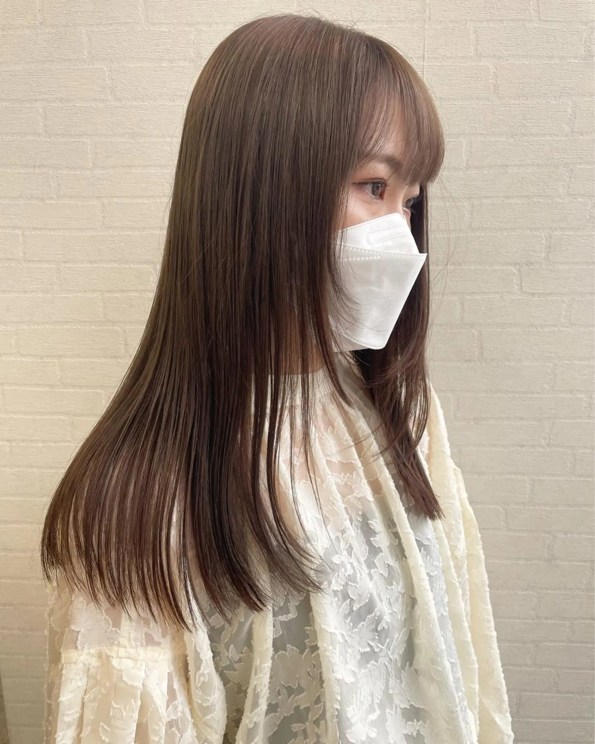 ロング カラー 立川 奈那子のヘアスタイル