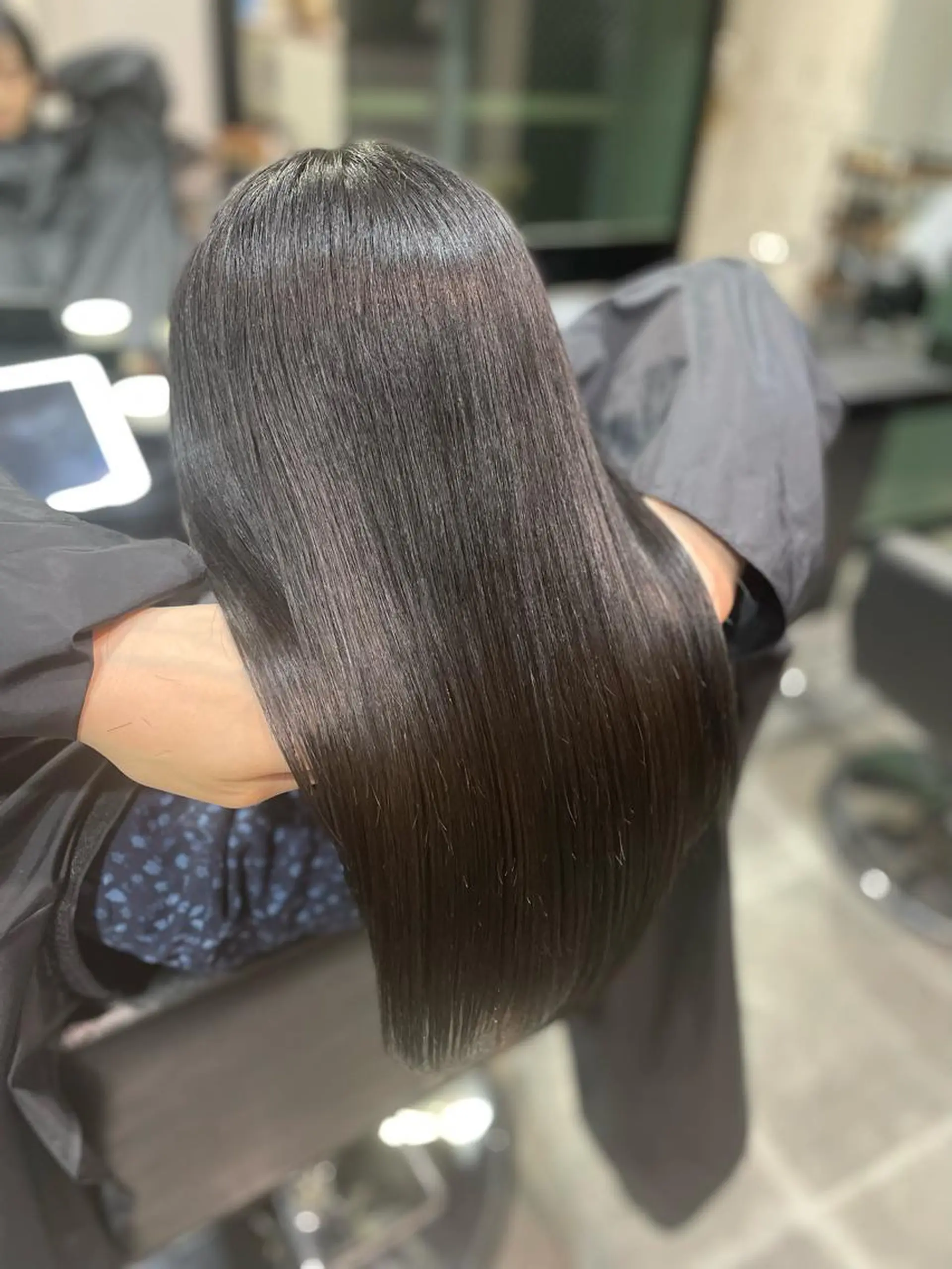 ミディアム 美髪矯正 Rioのヘアスタイル