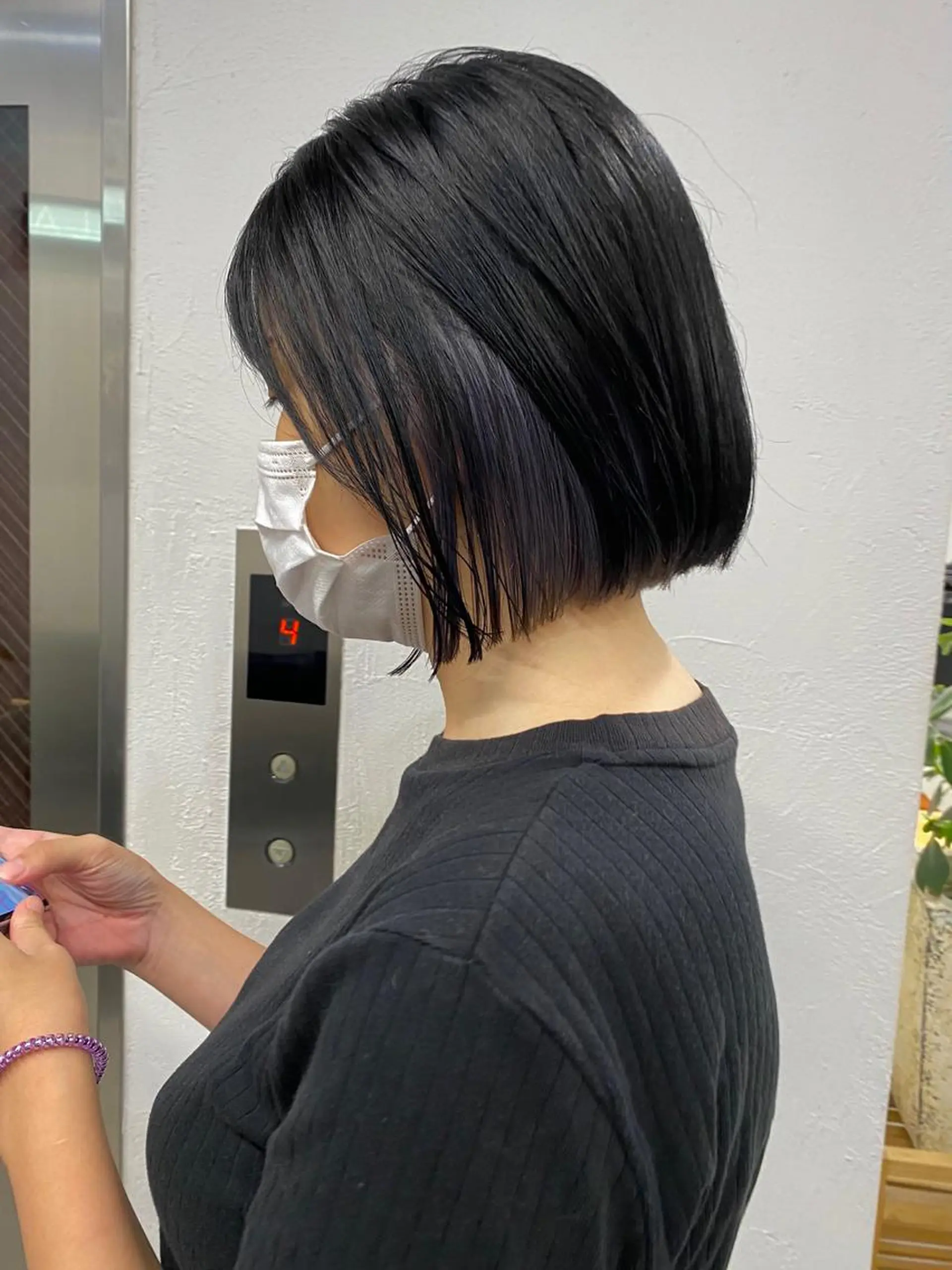 ショート カラー ヘアアレンジ インナーカラー ブリーチダブルカラー ハイライト/山本喜熙のヘアスタイル