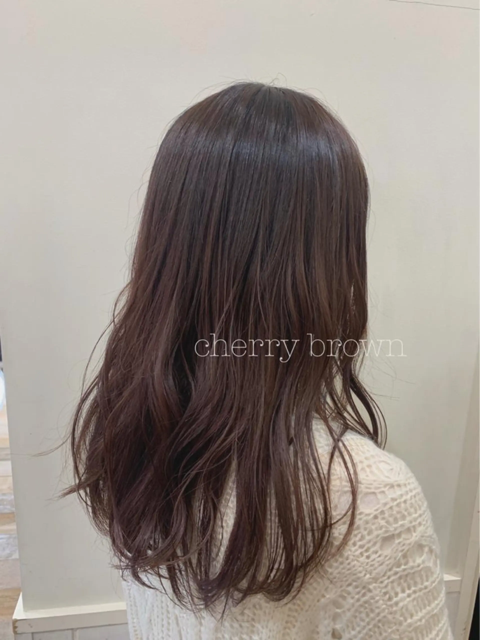 セミロング カラー カット ヘアカラー トリートメント ぱつっとボブ/ 小野あかねのヘアスタイル