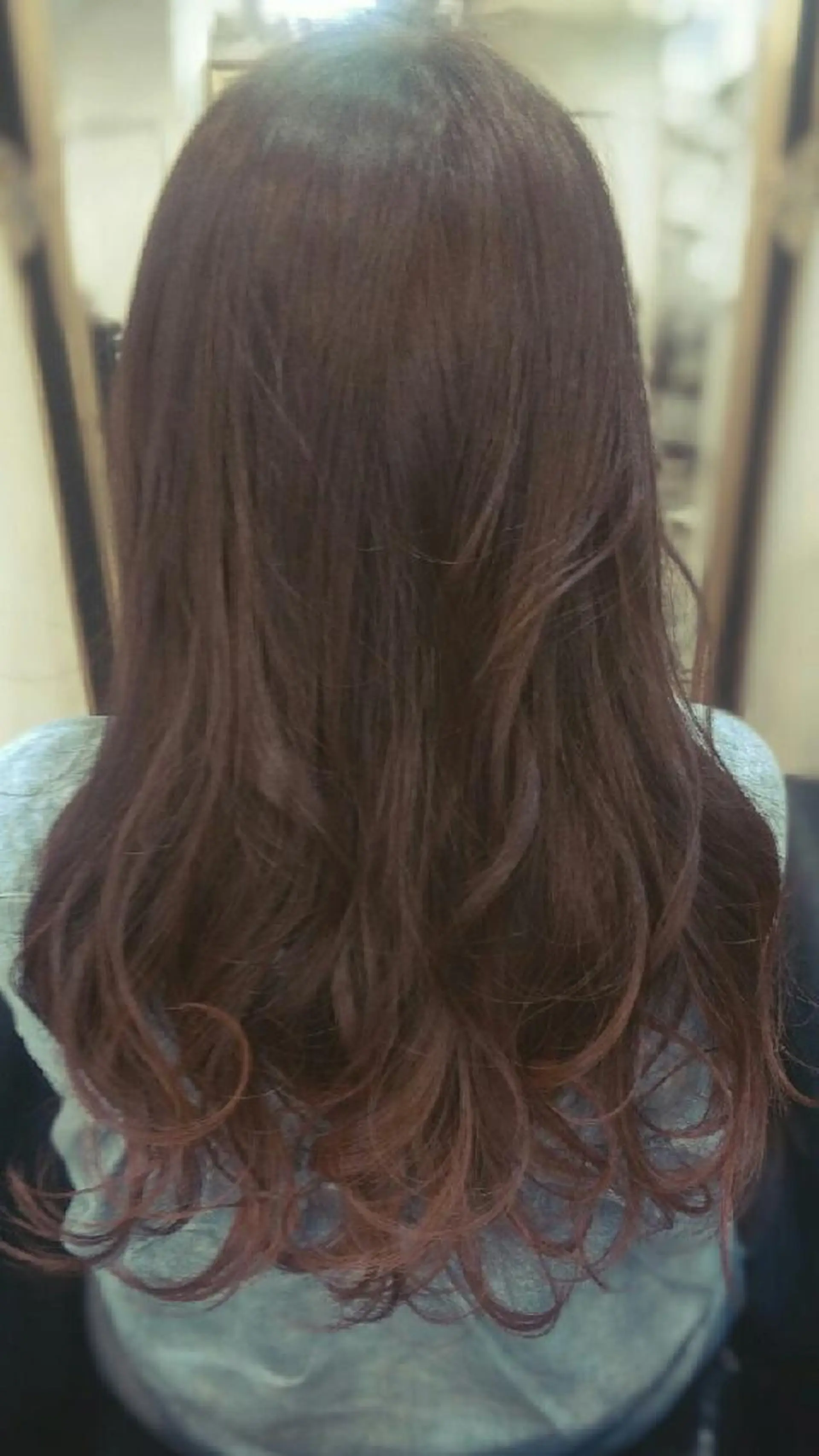 ロング カラー アッシュ ピンクカラー ピンクアッシュ タナカ *歴10年以上*のヘアスタイル