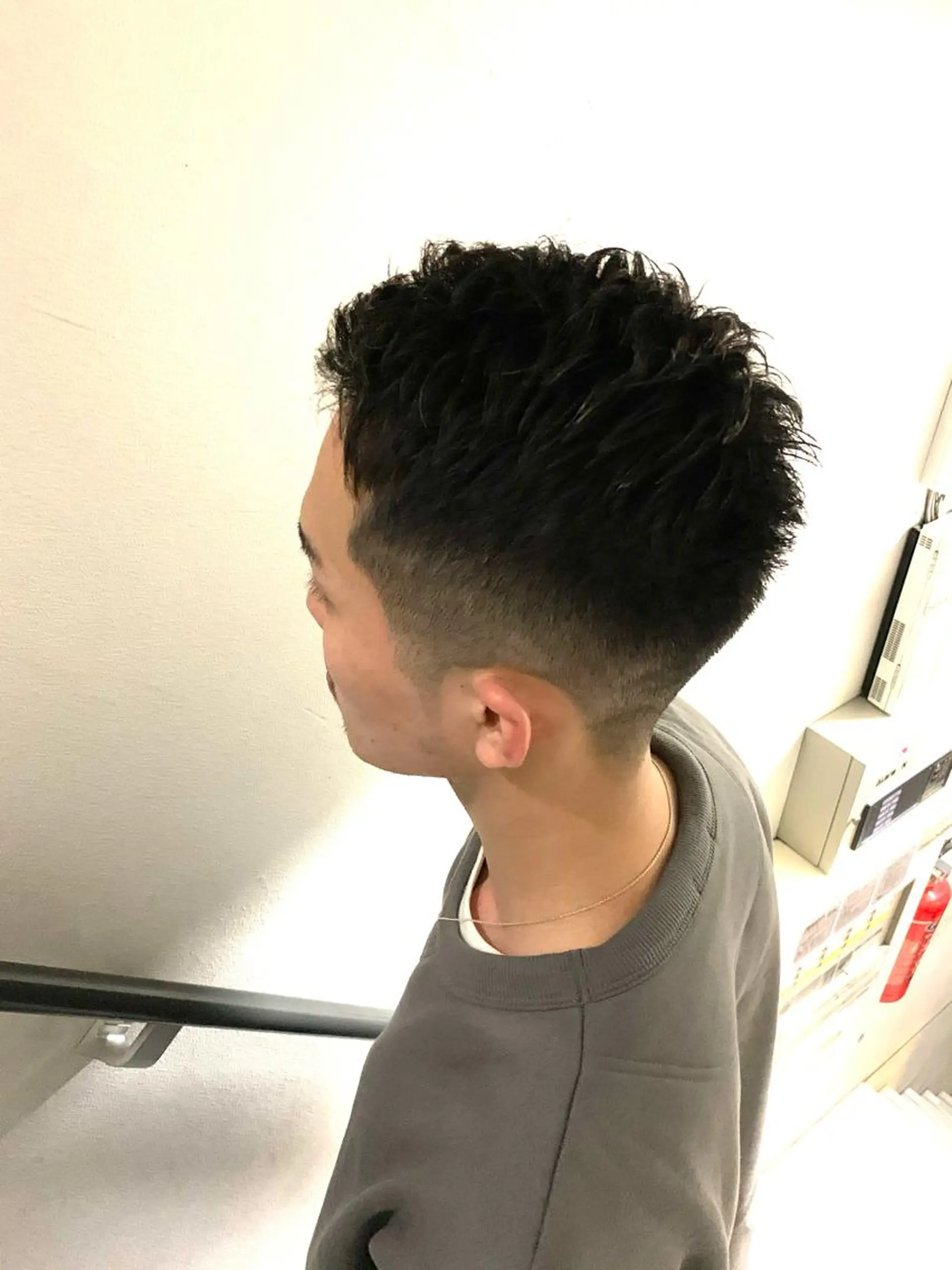 ショート メンズ HIROGINZAプレミアムバーバー赤坂店所属・田中 千恩のヘアスタイル