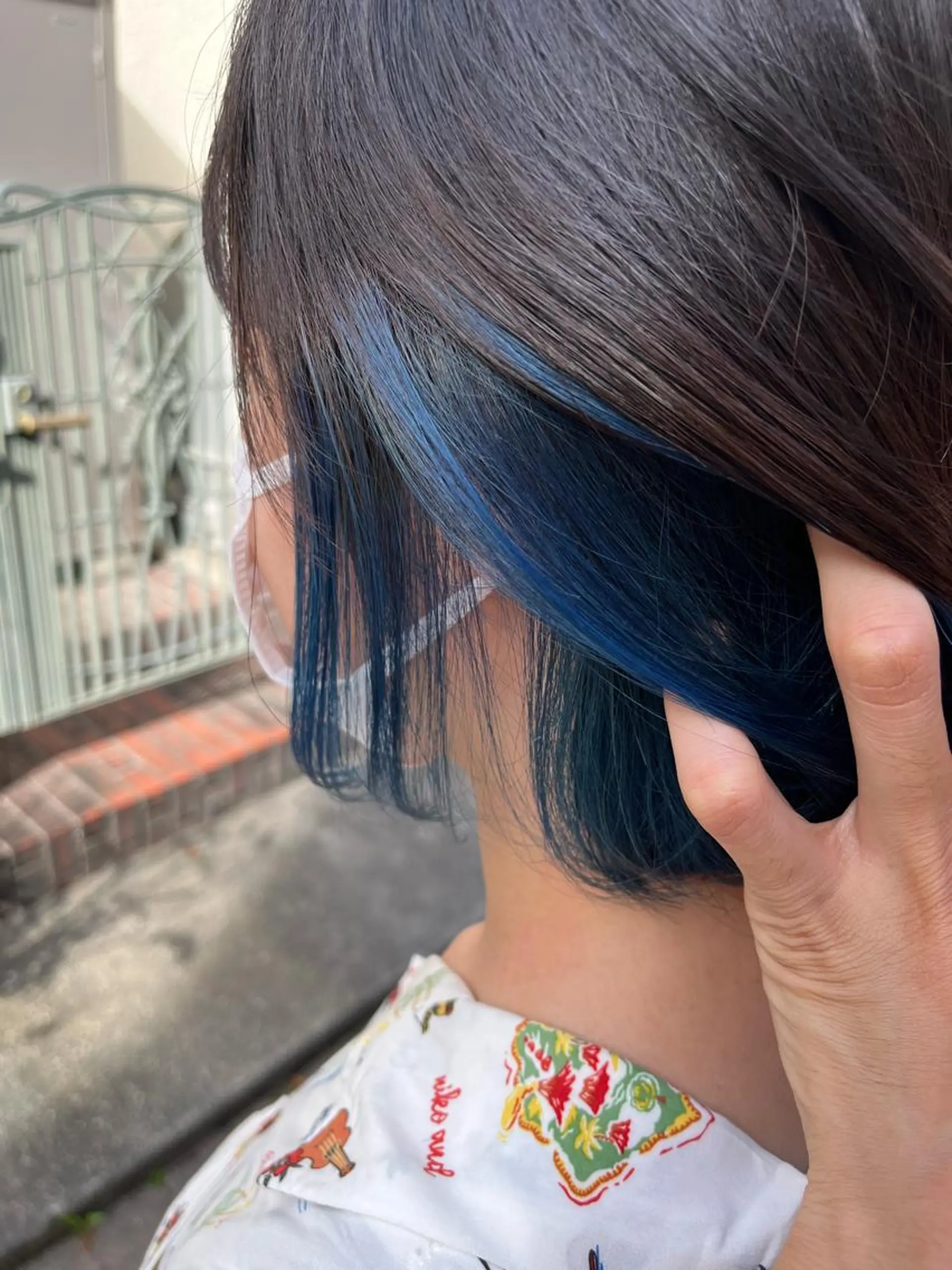 ショート カラー ショートボブ ボブレイヤー アッシュ バレイヤージュ ミストバング カット ヘアカラー トリートメント 原宿サロン代表 デザインカラー伊藤卓のヘアスタイル