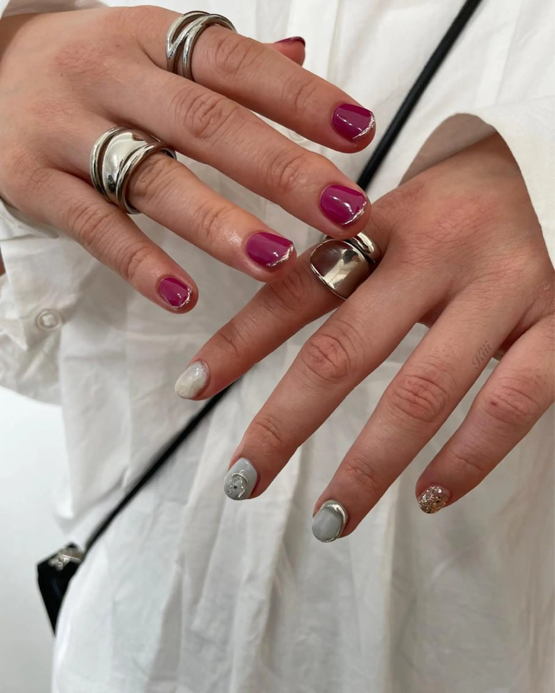 ネイル ハンドネイル フットネイル kiii.__ ✴︎*のネイルデザイン