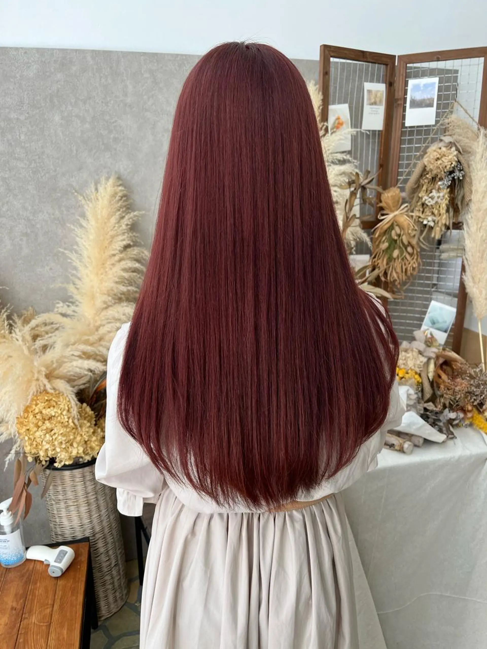 ロング ピンクブラウン ヘアカラー トリートメント エクステ・髪質改善・ ブリーチ・吉田大介のヘアスタイル