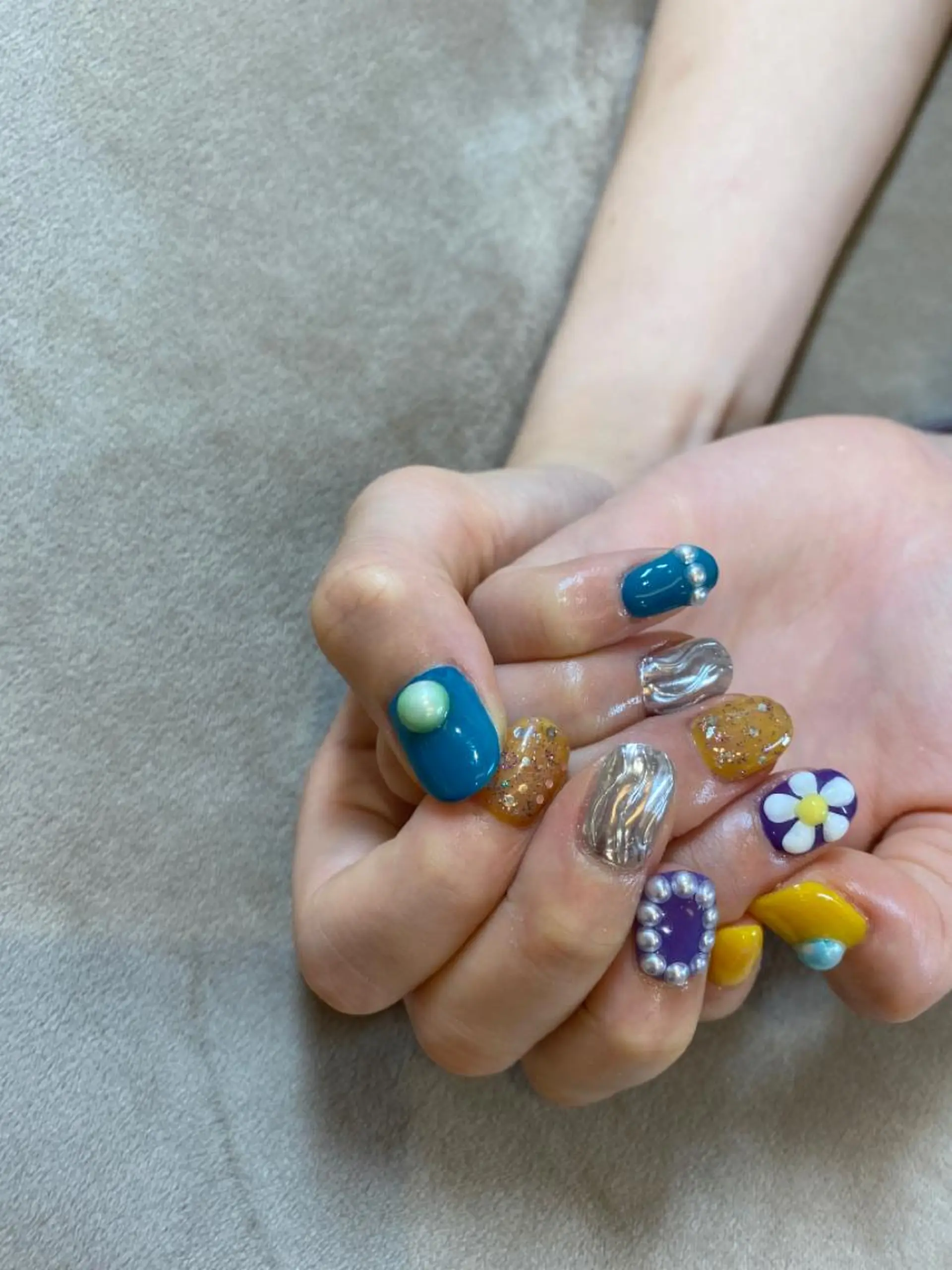 ネイル フリーランス¨̮⃝ ネイリストOKADAのネイルデザイン