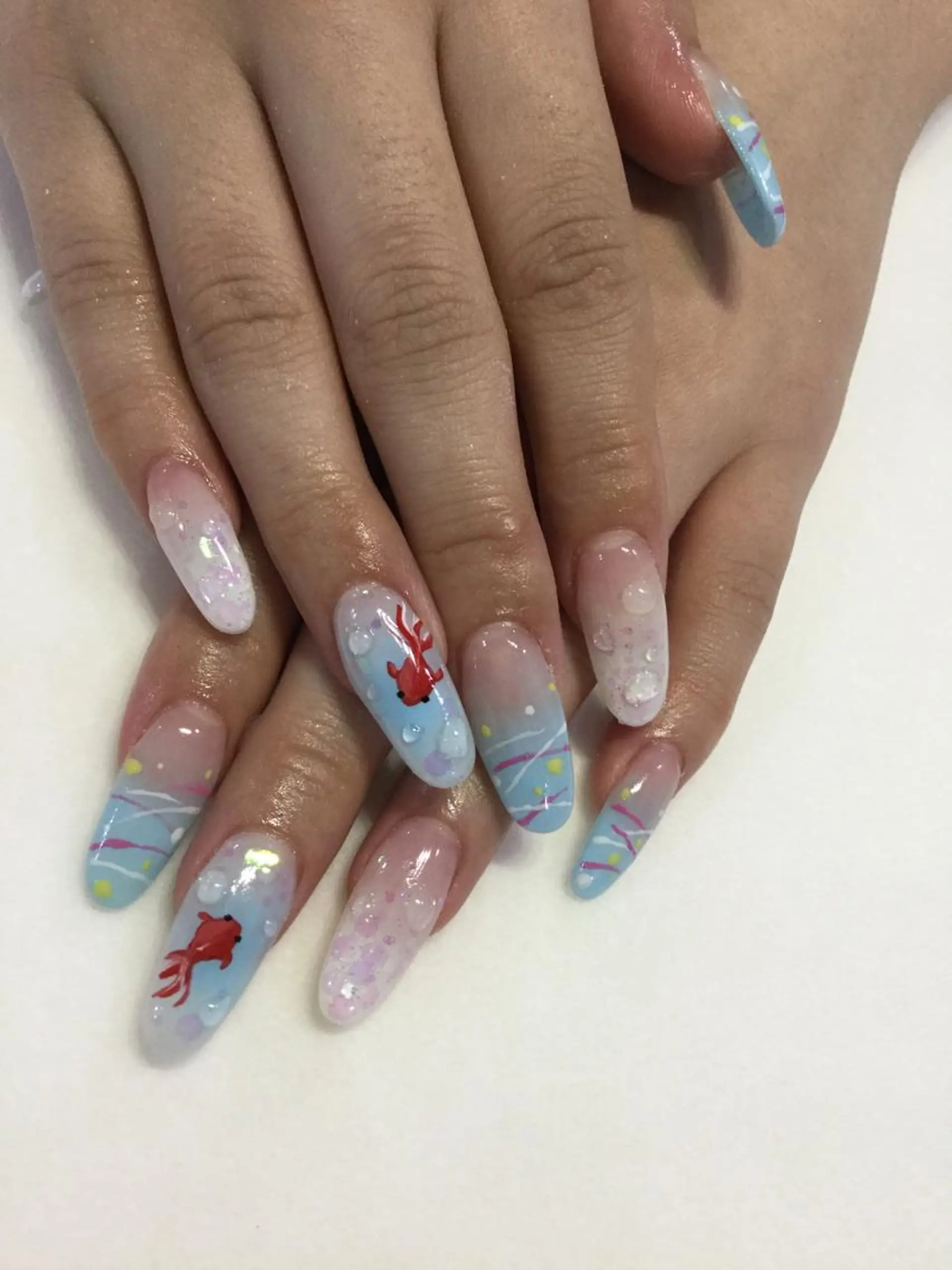 ネイル ハンドネイル 💎🐰 saki. m 🐰💎のネイルデザイン