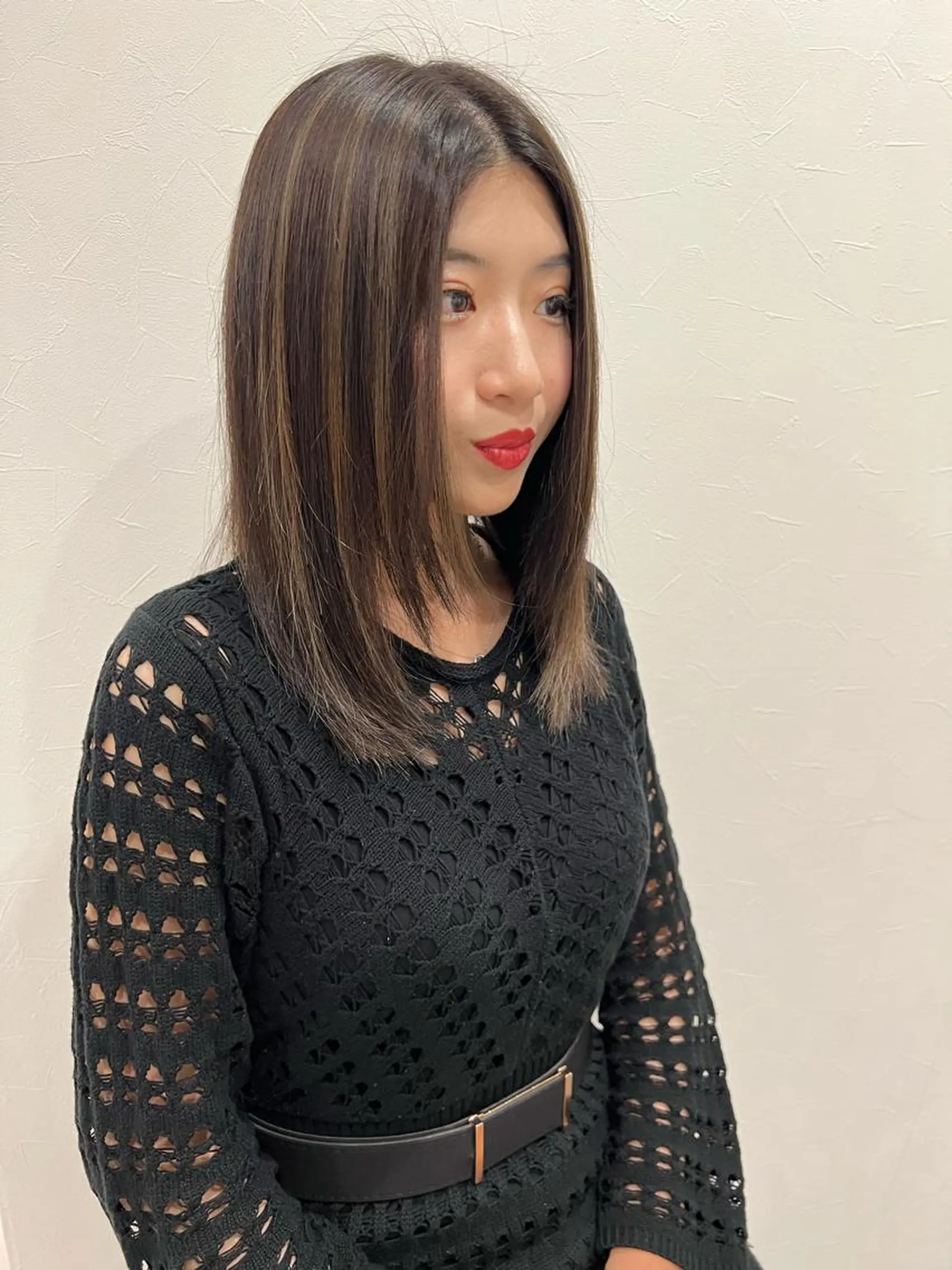 セミロング Loem【ロエム】所属・RINA 【Loem】のヘアスタイル