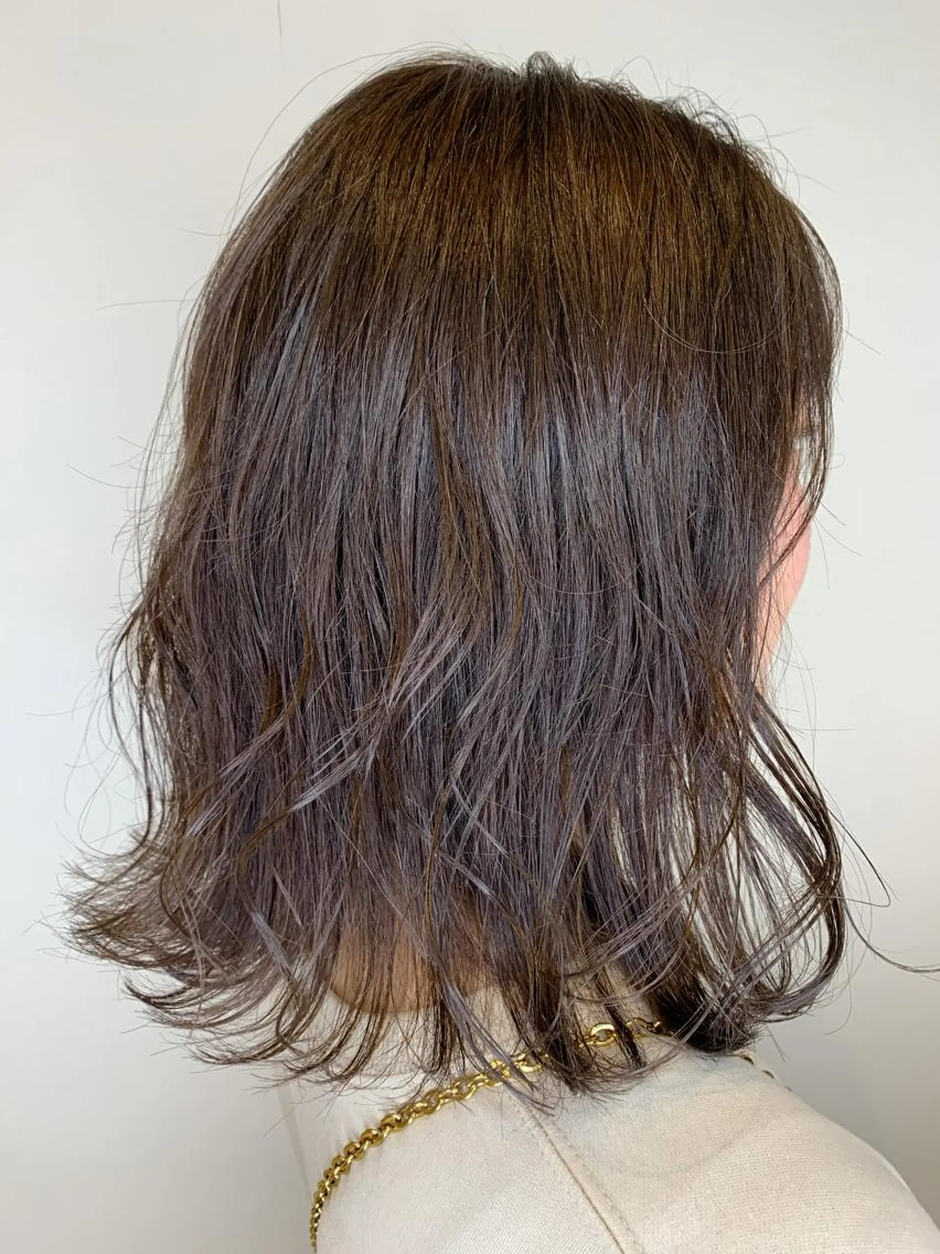 ミディアム カラー イルミナカラー 透明感カラー/ 韓国風🌿RIKOのヘアスタイル