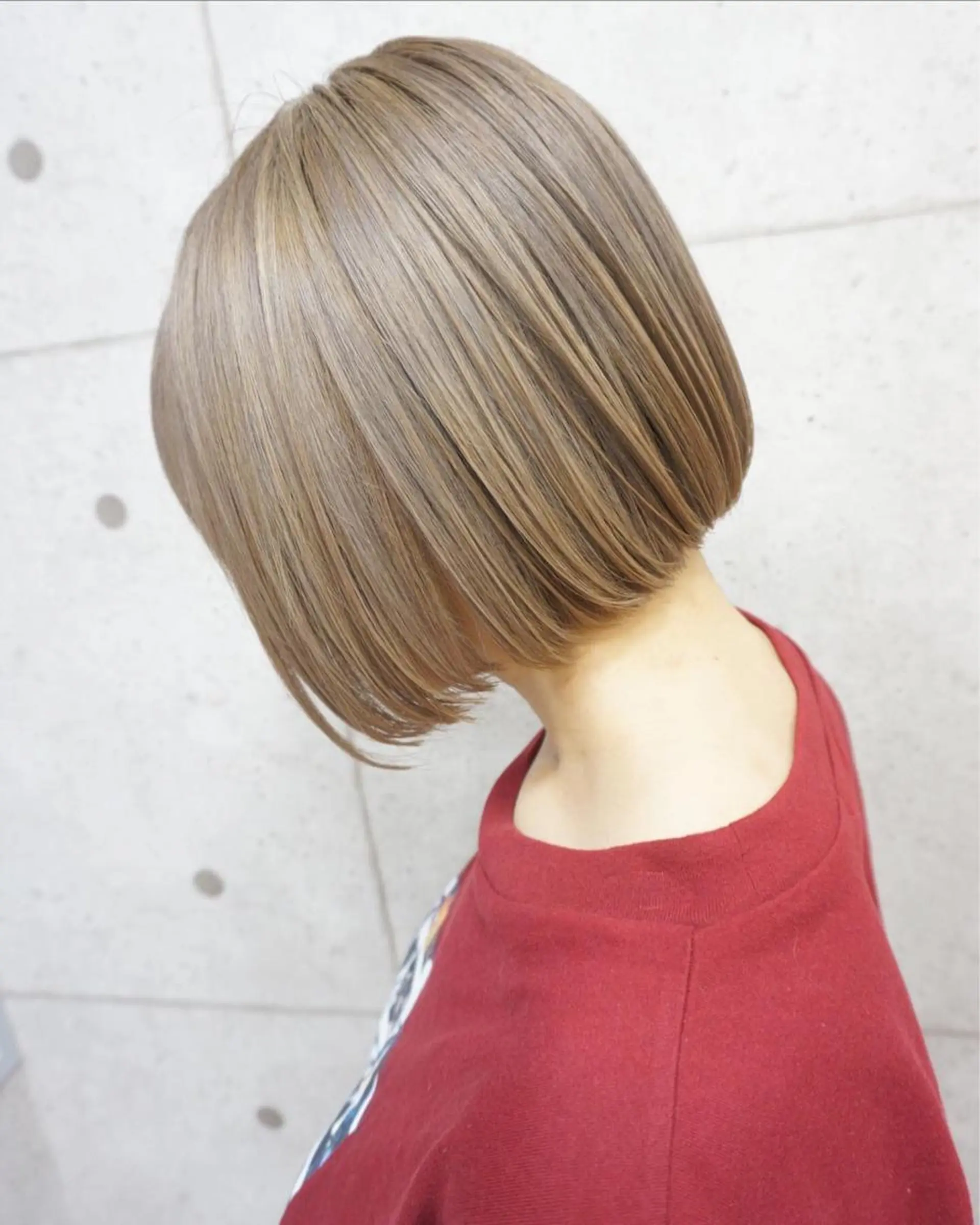 ショート ボブ カット ヘアカラー トリートメント hair teria ryu 大塚のヘアスタイル