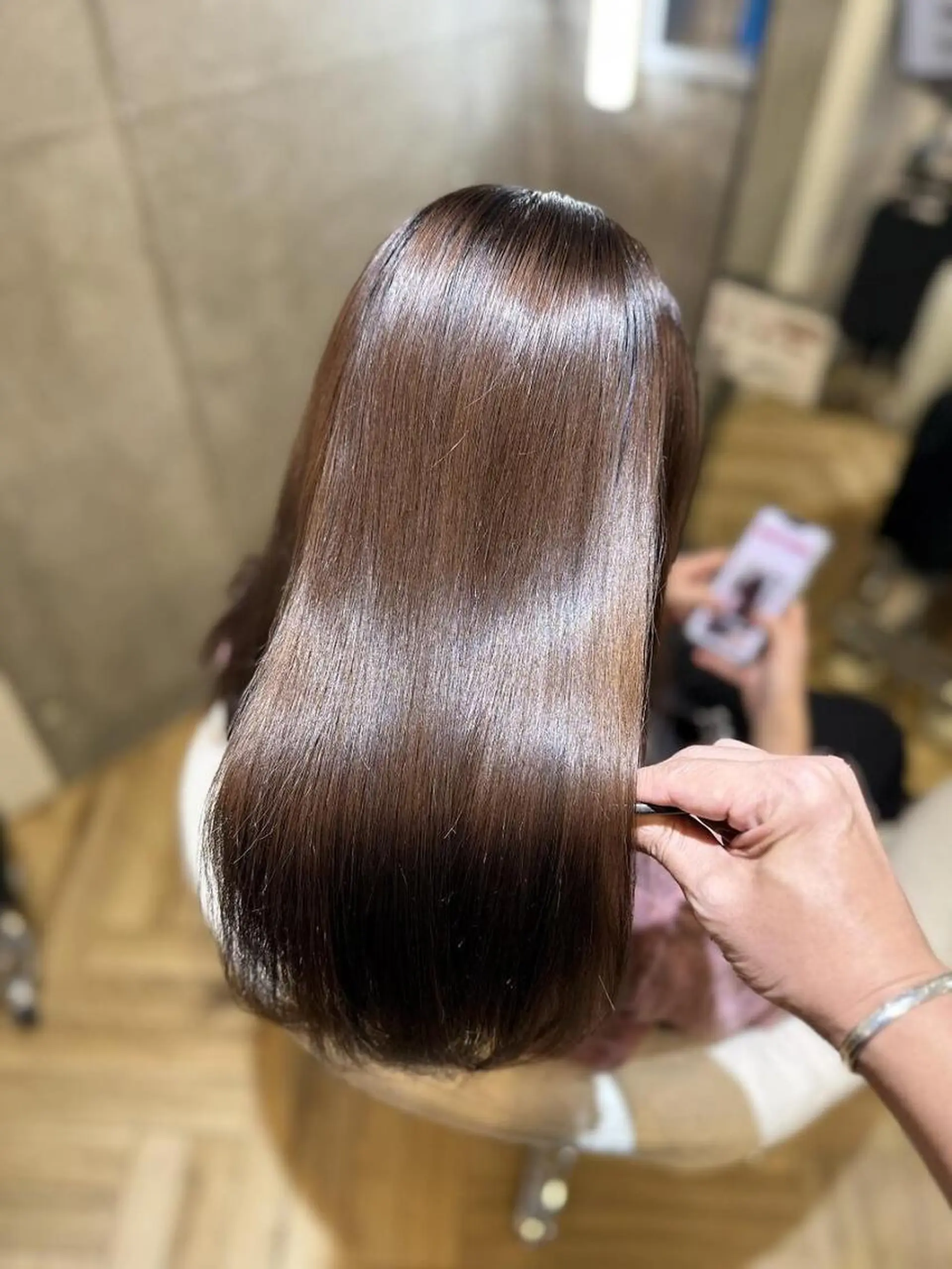 ロング 髪質改善 ロング 縮毛矯正 トリートメント ヘアカラー 縮毛矯正 トリートメント ✨代官山｜美髪矯正✨ 代表YUKIのヘアスタイル