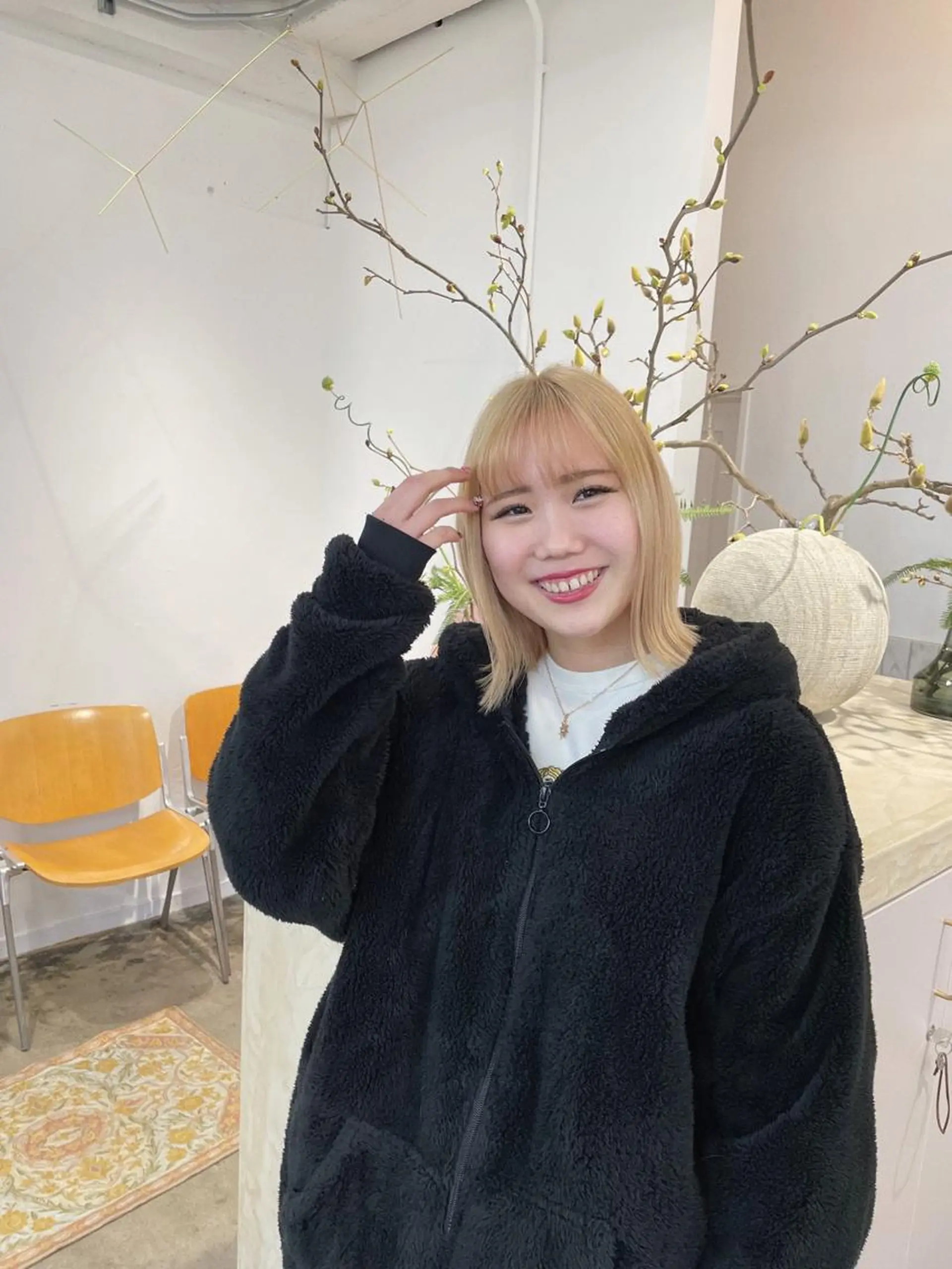 ミディアム スギヤマ ショウゴのヘアスタイル