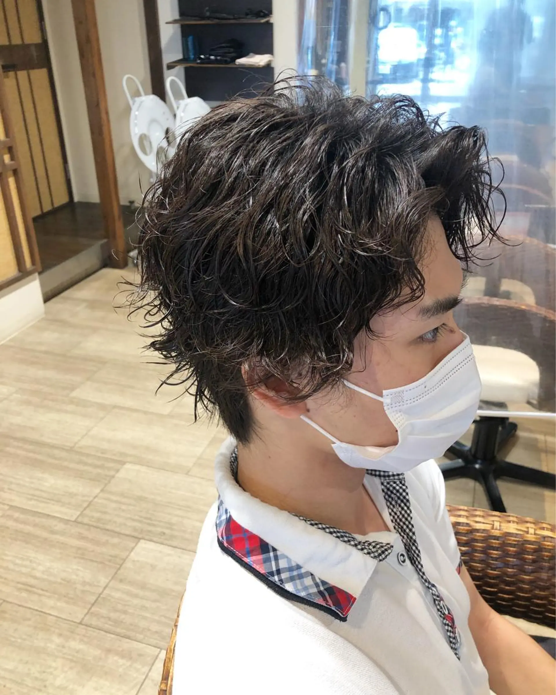 ショート パーマ メンズ パーマ/ハイトーン スパイキー/神田正紀のヘアスタイル