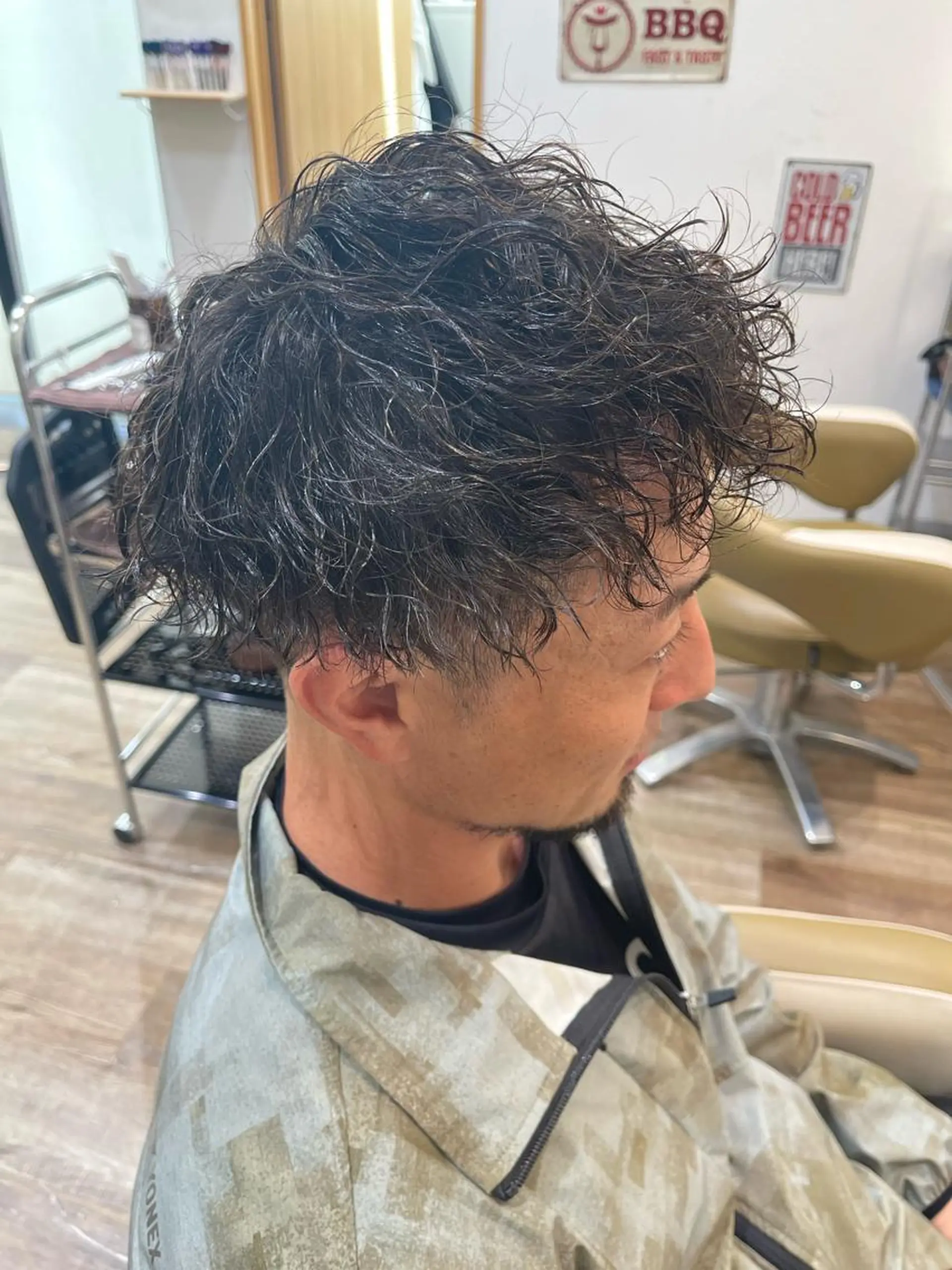 パーマ メンズ メンズパーマ 北原寿樹のヘアスタイル