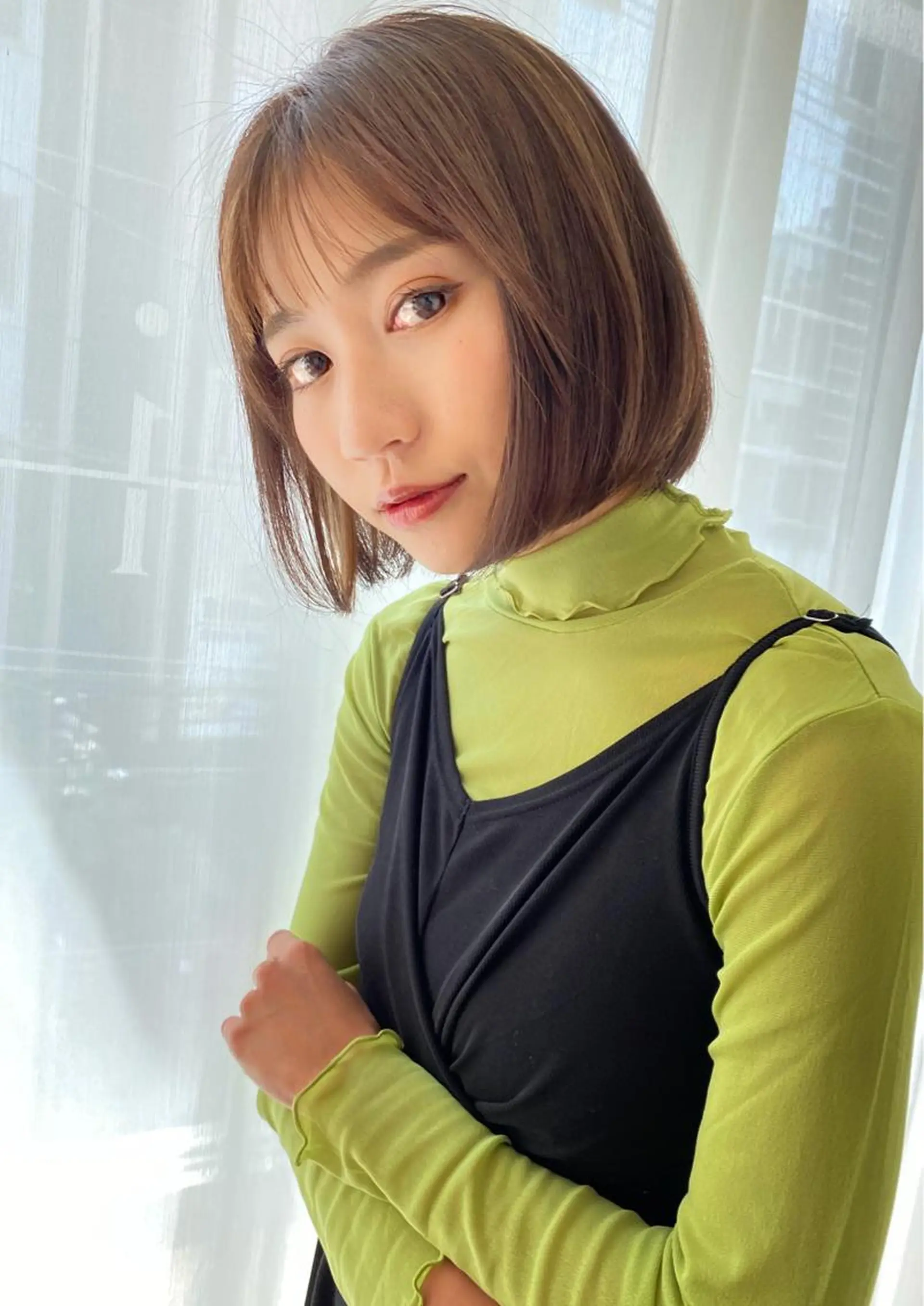 ショート カラー アディクシーカラー ブリーチ 透明感カラー エドルカラー ハイライトカラー reverie【レヴリー】所属・夜23時まで予約🉑 reverieあきらのヘアスタイル