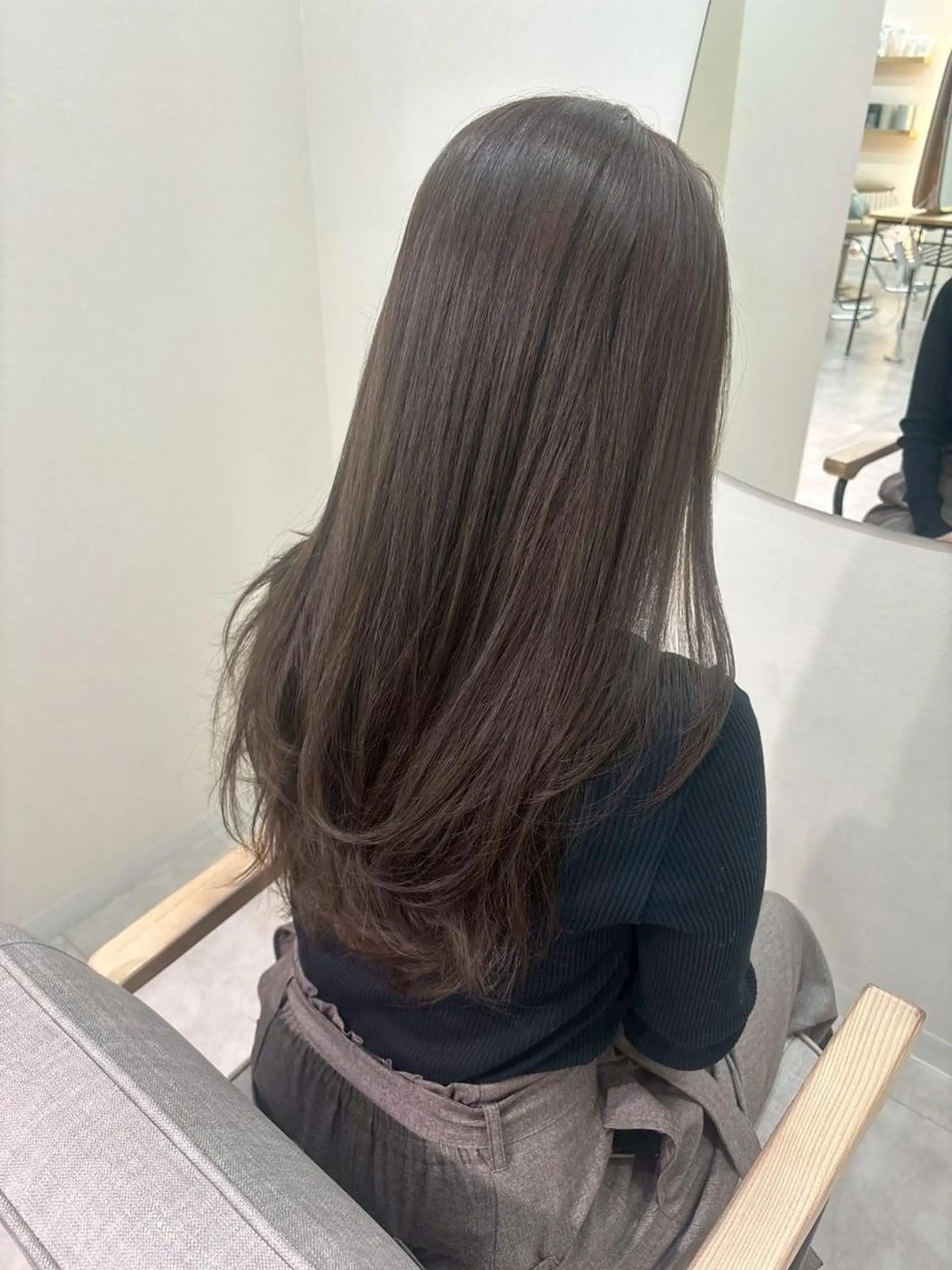 ロング 髪質改善 韓国風ヘア トリートメント カット ヘアカラー N° rico 名駅のヘアスタイル