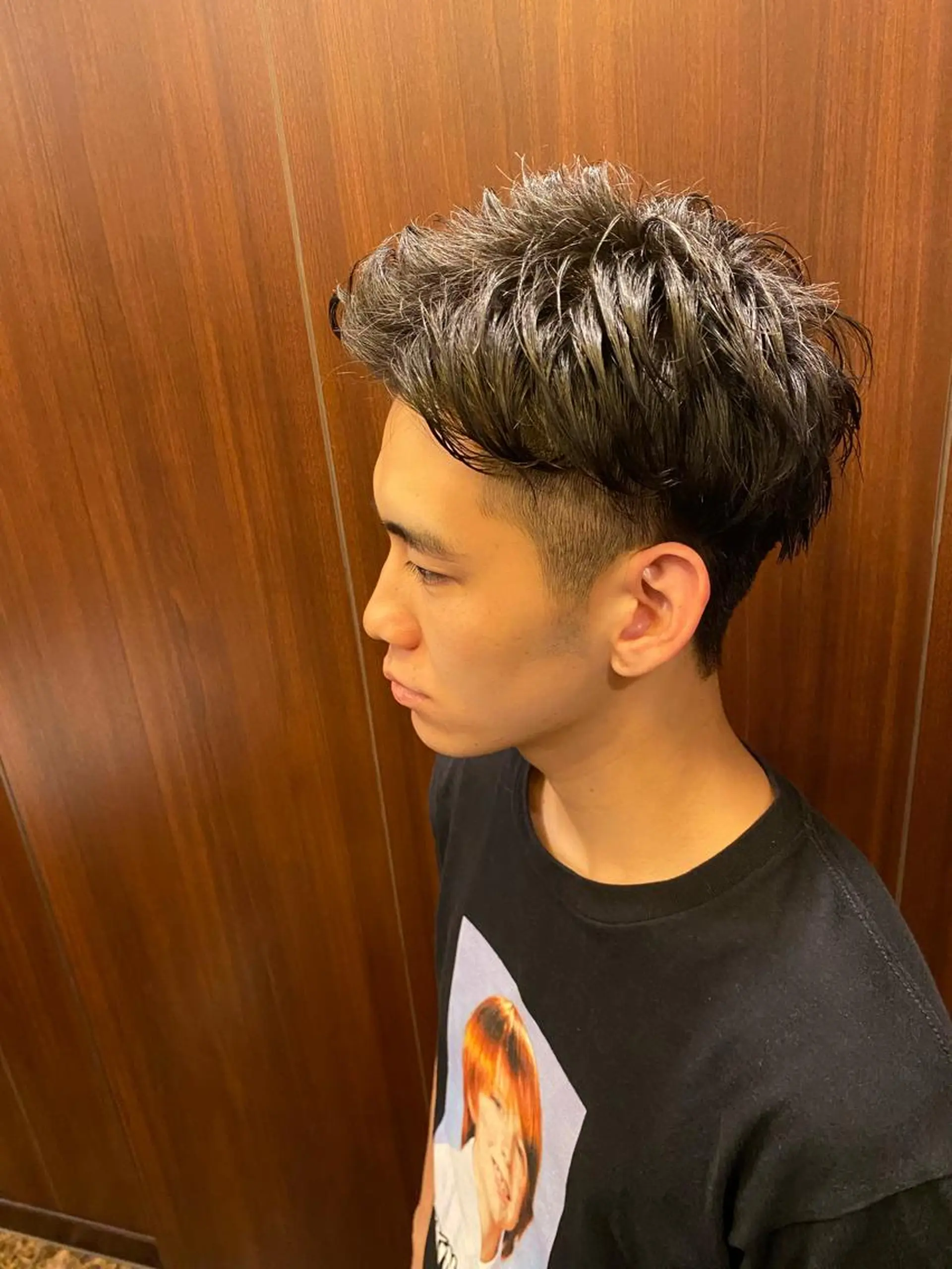 ミディアム 齋藤 大晟のヘアスタイル