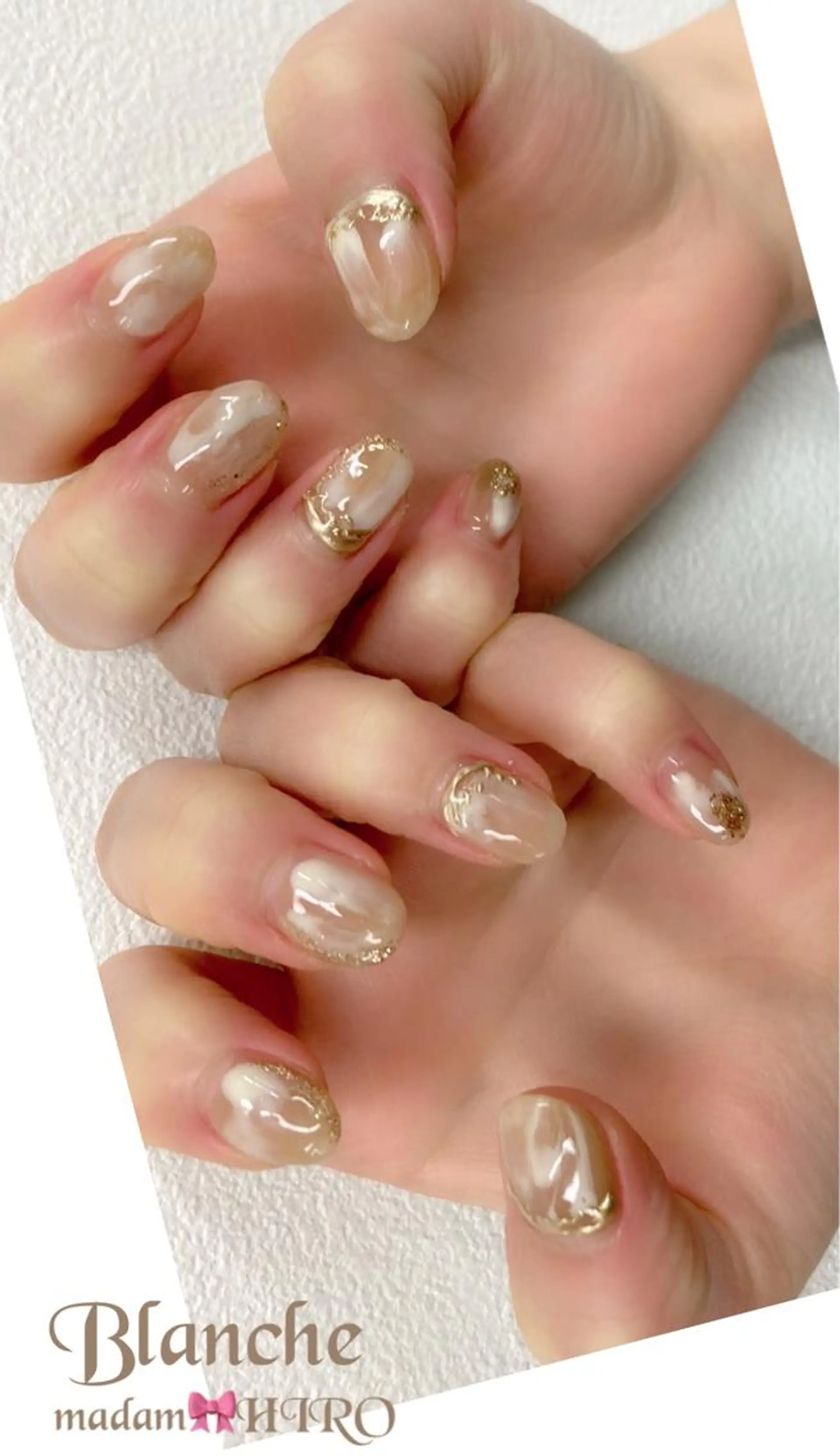 ネイル ニュアンスネイル ハンドネイル Lianネイル 寛子Lianのネイルデザイン