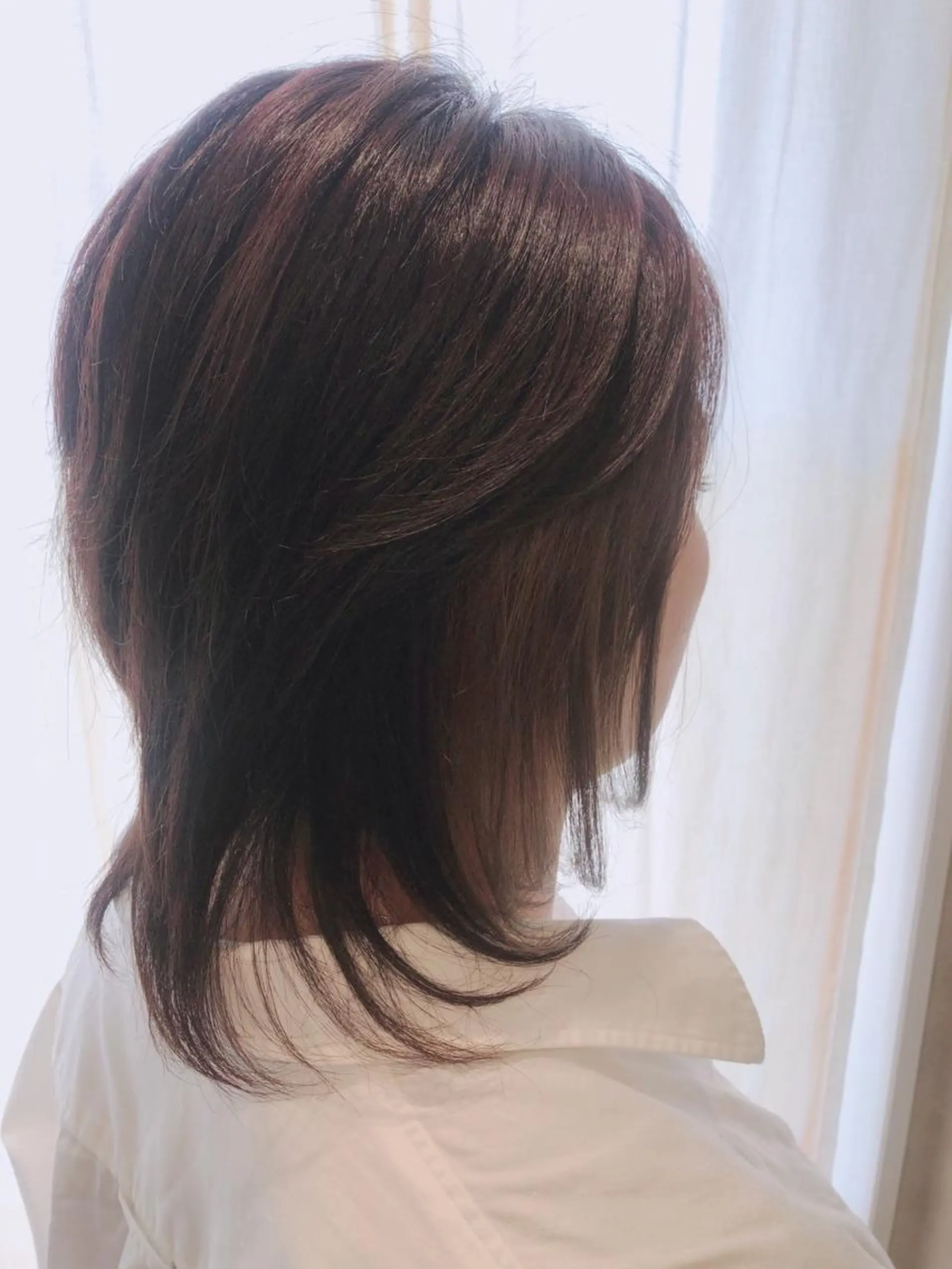 ショート ボブ ウルフカット 野咲き 美容室のマツエク・マツパデザイン