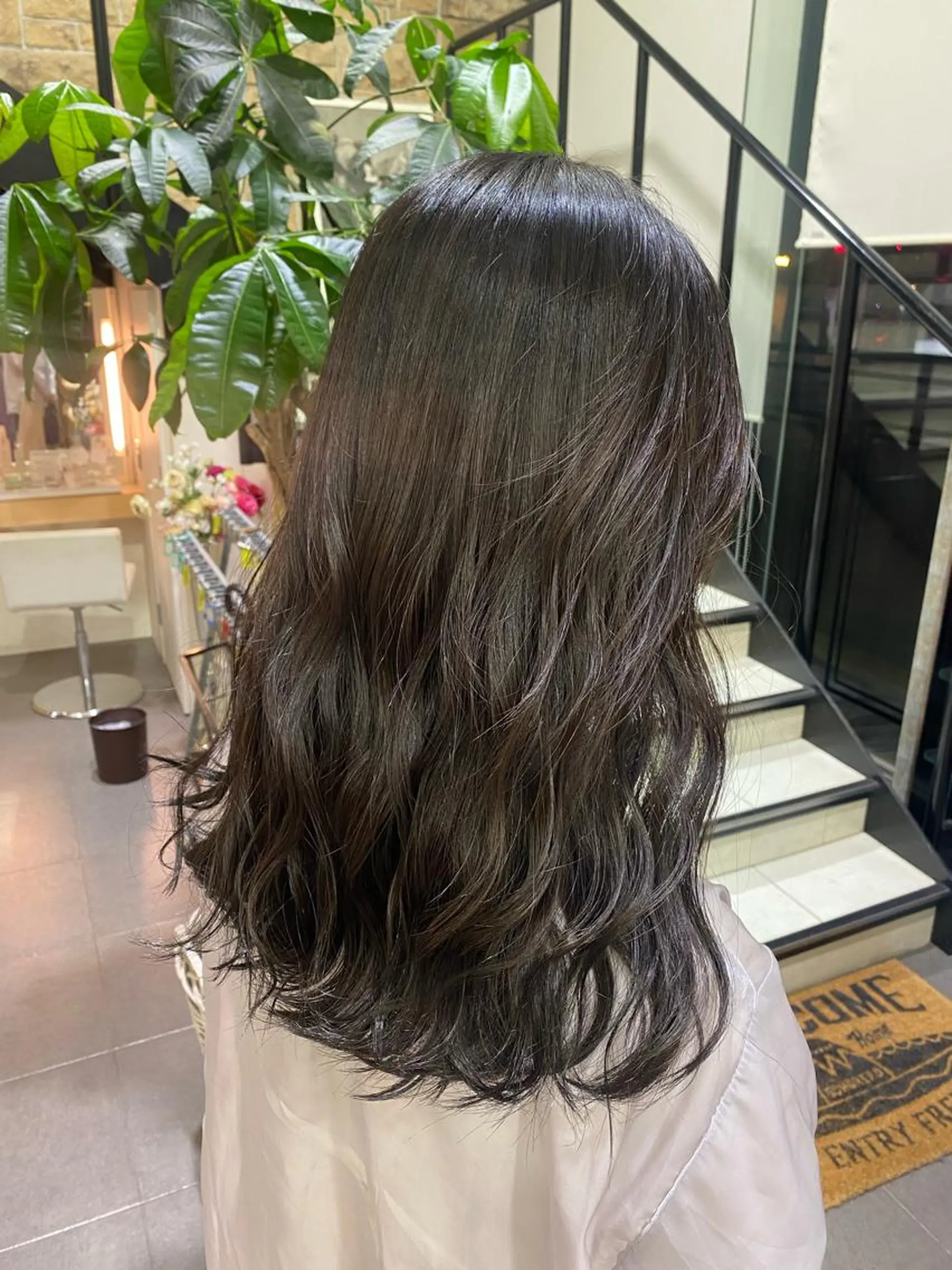 ロング カラー ヘアアレンジ TSUNA 🌙 Lim 五反田のマツエク・マツパデザイン