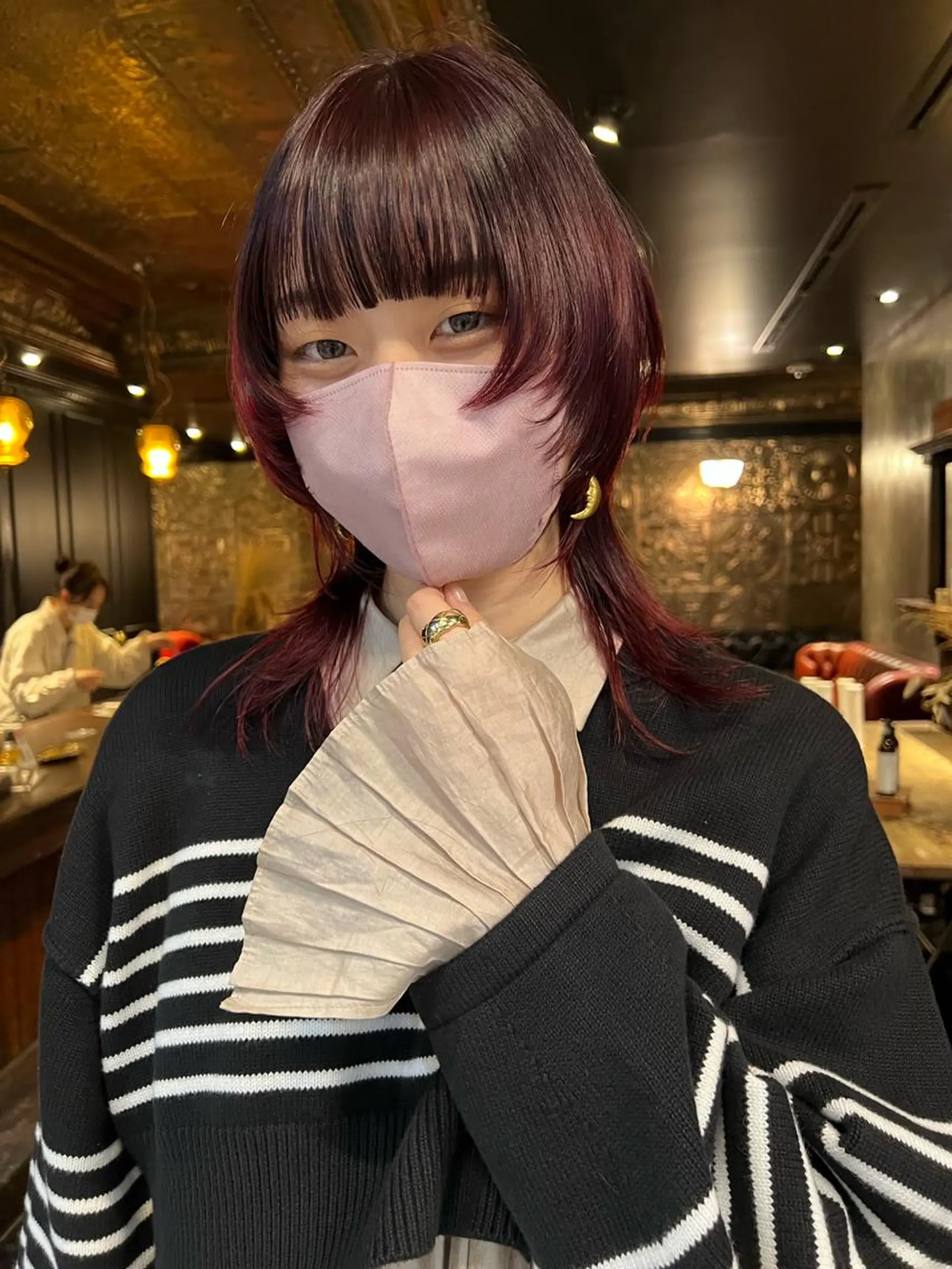 セミロング カラー カット ヘアカラー 圧倒的デザイン力 店長🎨RENAのヘアスタイル