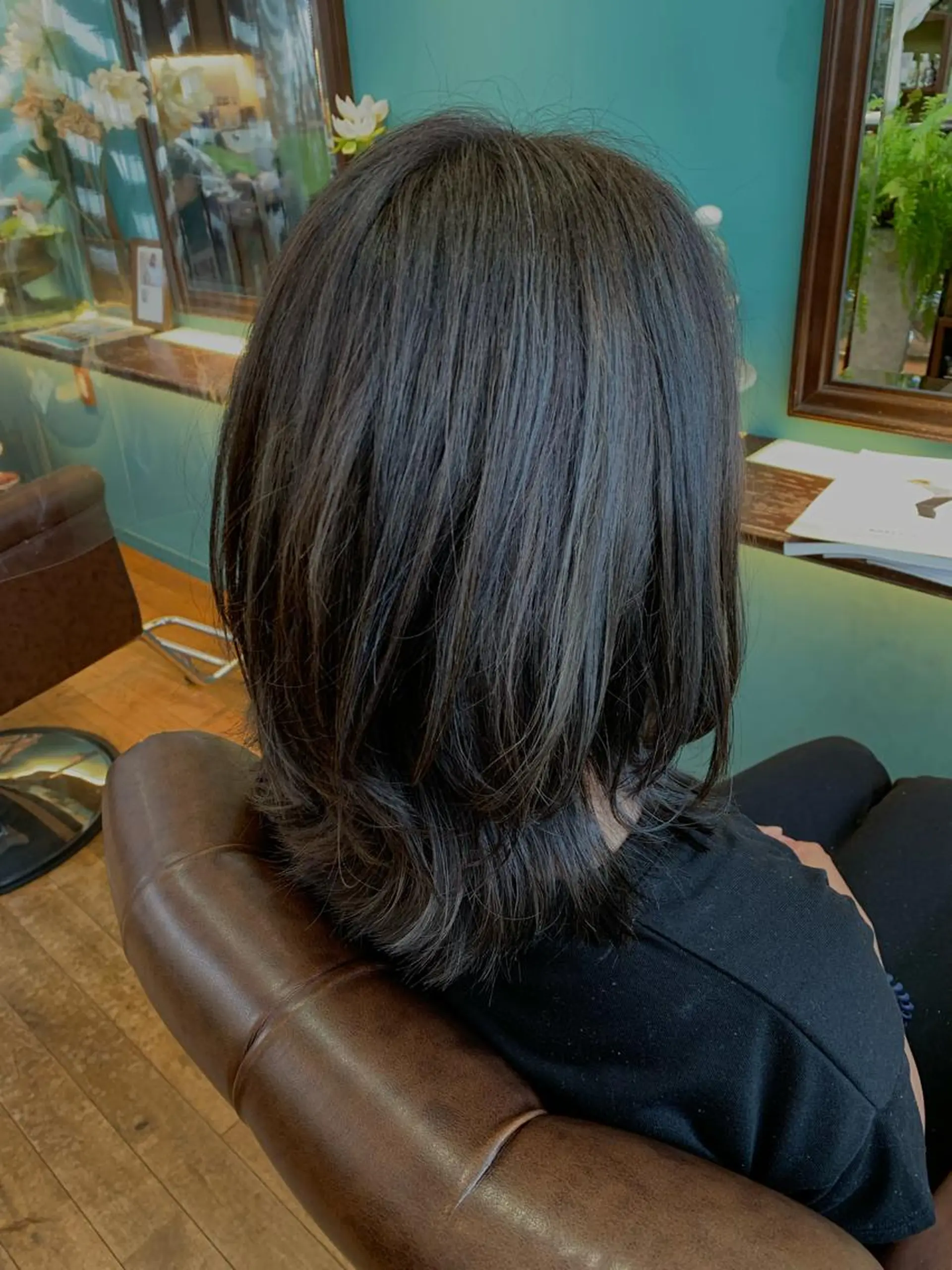 ミディアム ハイライト カット特化美容師 齋藤桐のヘアスタイル