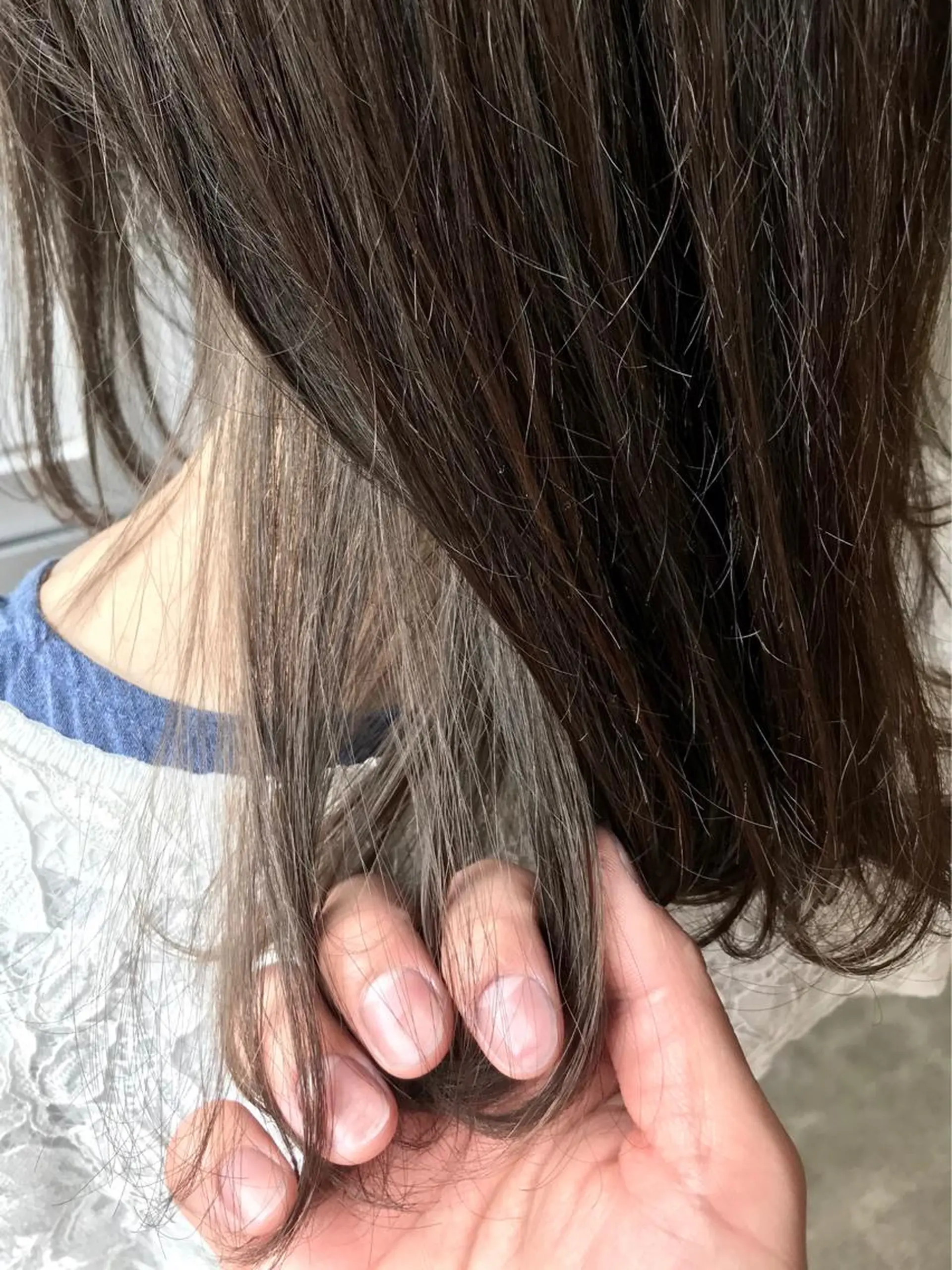 ロング カラー インナーカラー カット ヘアカラー トリートメント KEN KENのヘアスタイル