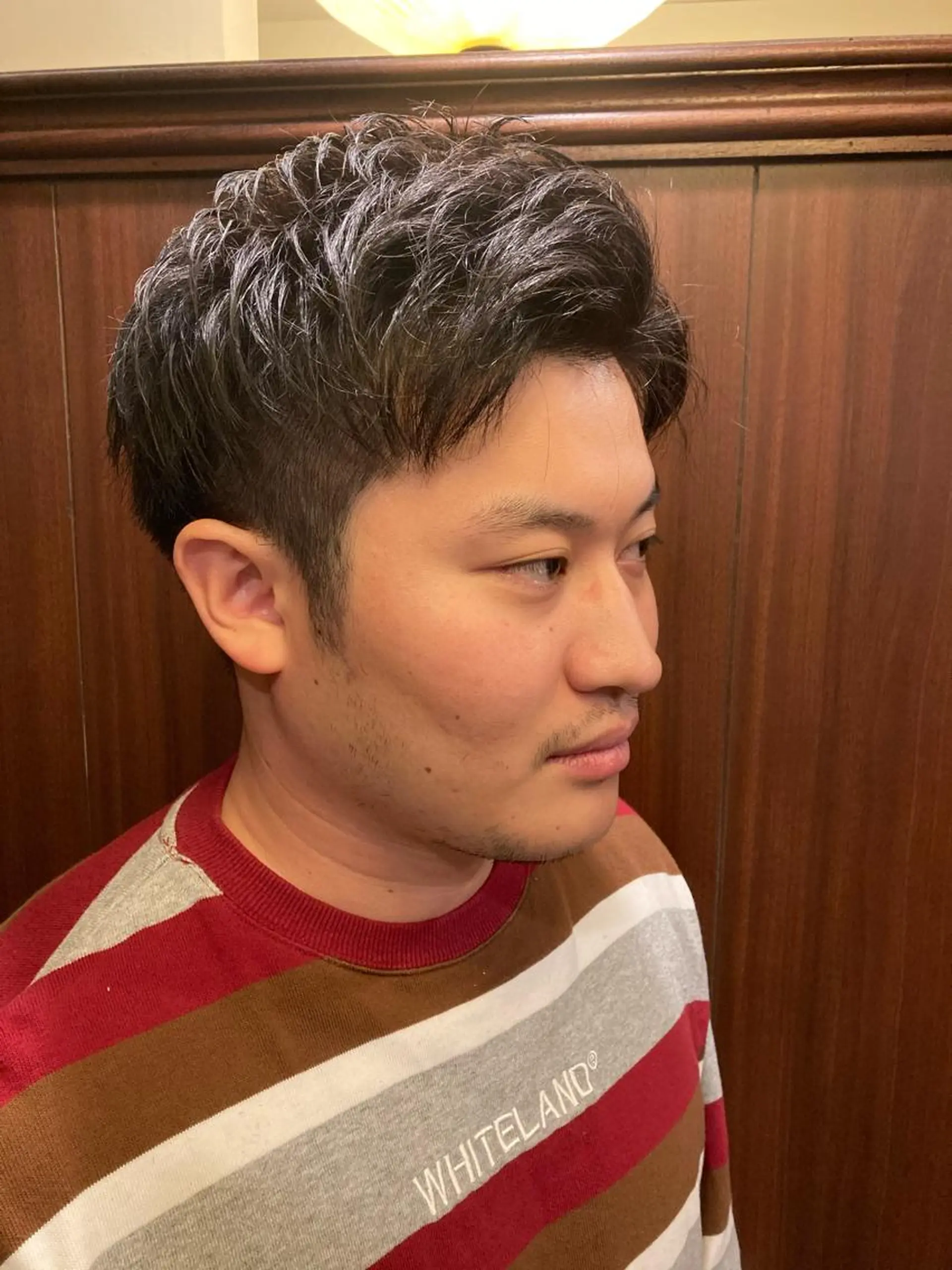 メンズ アップバング ヒロ銀座 名駅西口店のヘアスタイル