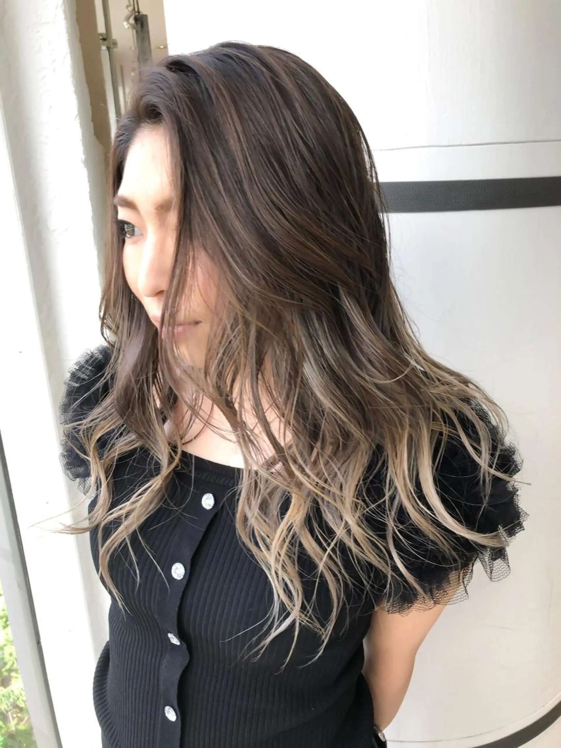 セミロング カラー welring hair salonのヘアスタイル