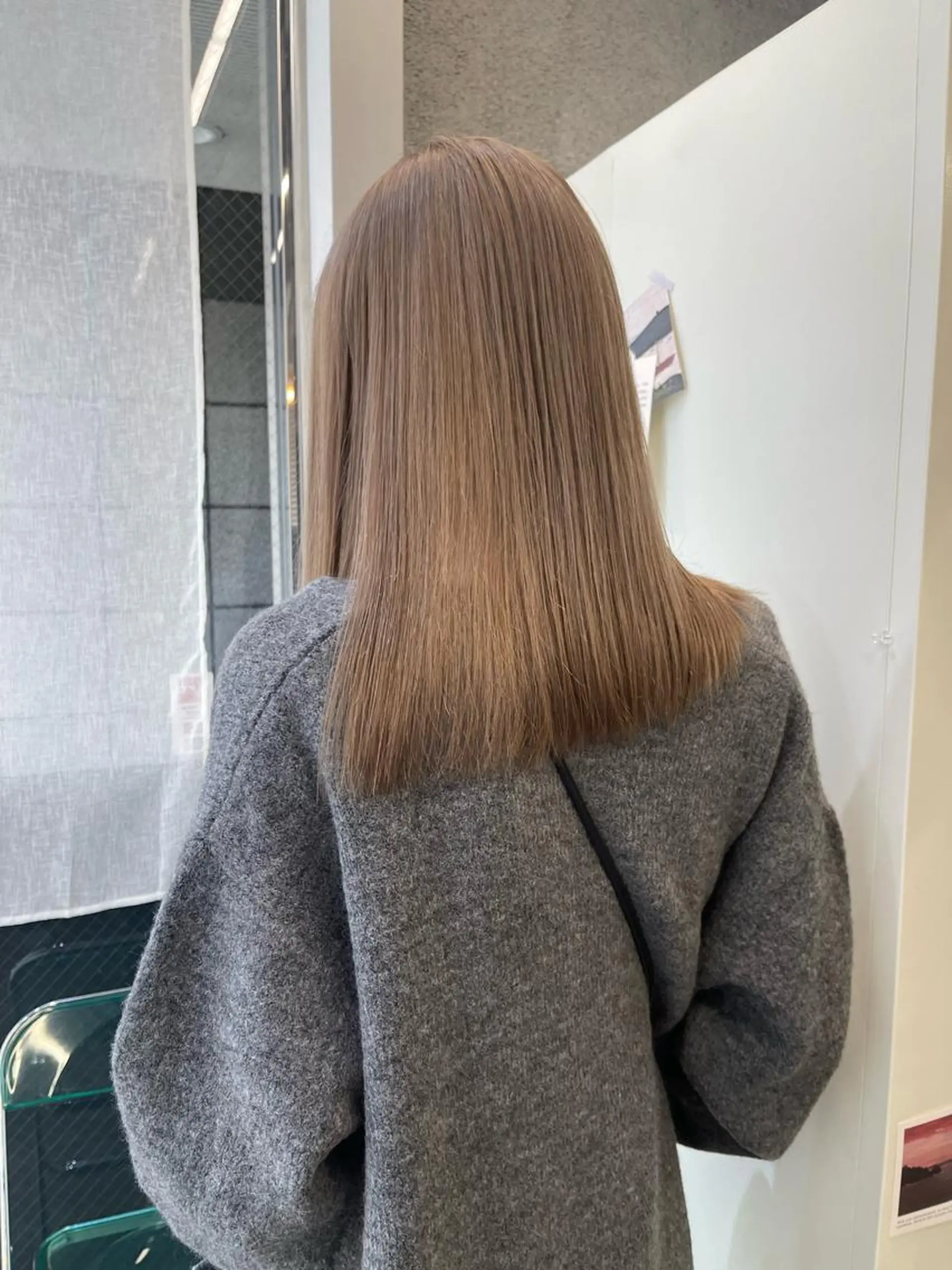 セミロング カット ヘアカラー トリートメント 早瀬裕之 パーマのヘアスタイル