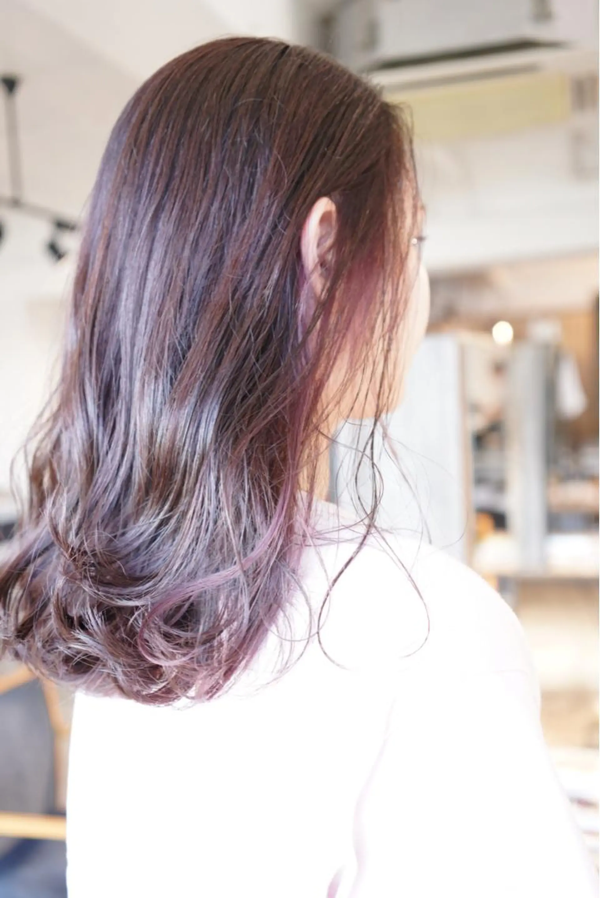 ロング ヘアカラー ハイトーン/レイヤー /ケアブリーチ石川治のヘアスタイル