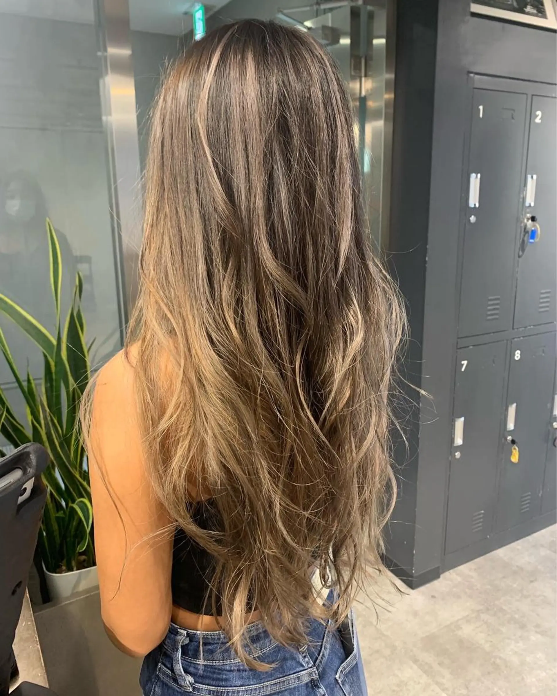 ロング カラー カット ヘアカラー トリートメント 園田 将士のヘアスタイル