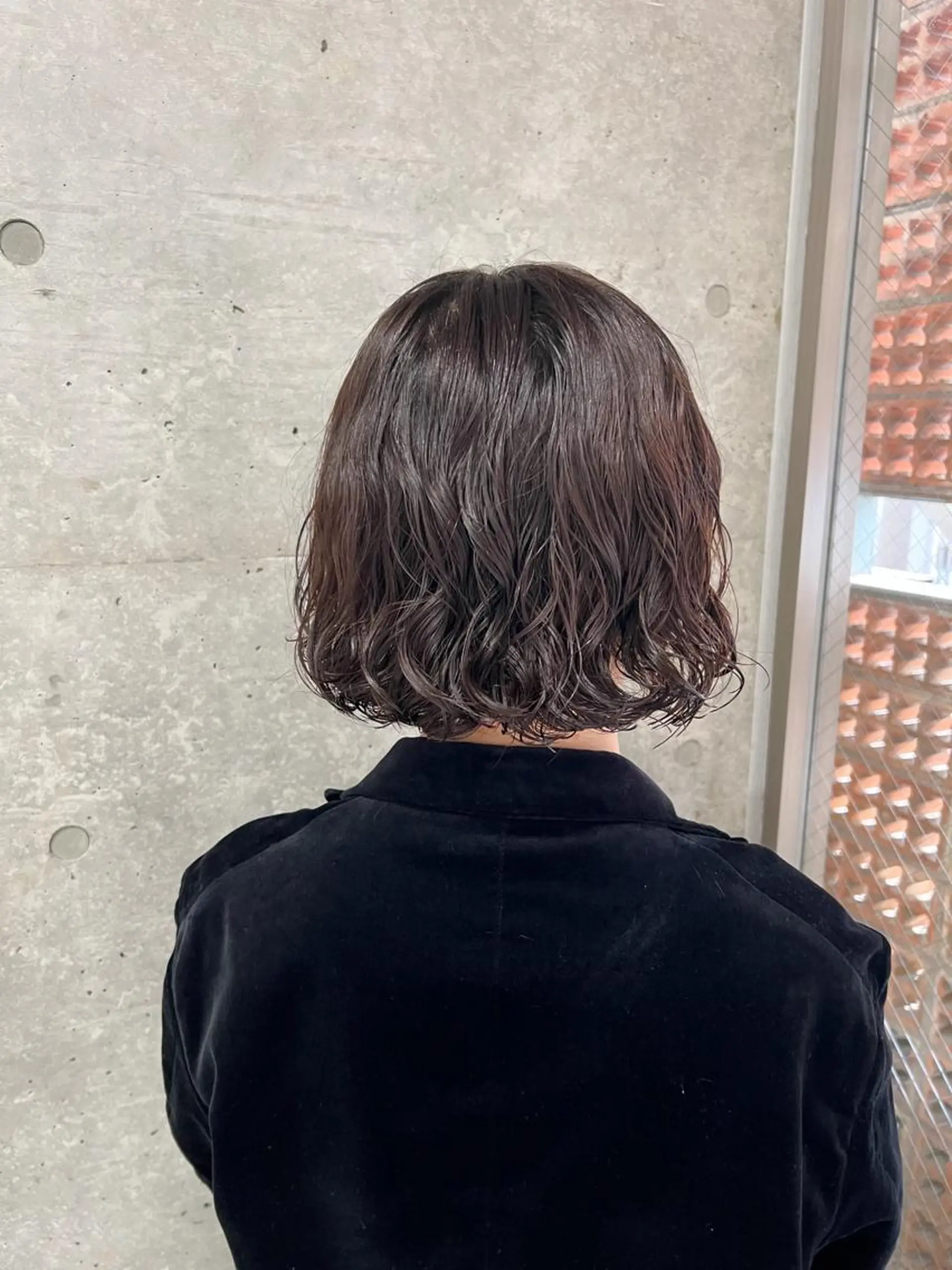 ショート パーマ ボブパーマコテ巻き風 パーマNo1深江秀平のヘアスタイル