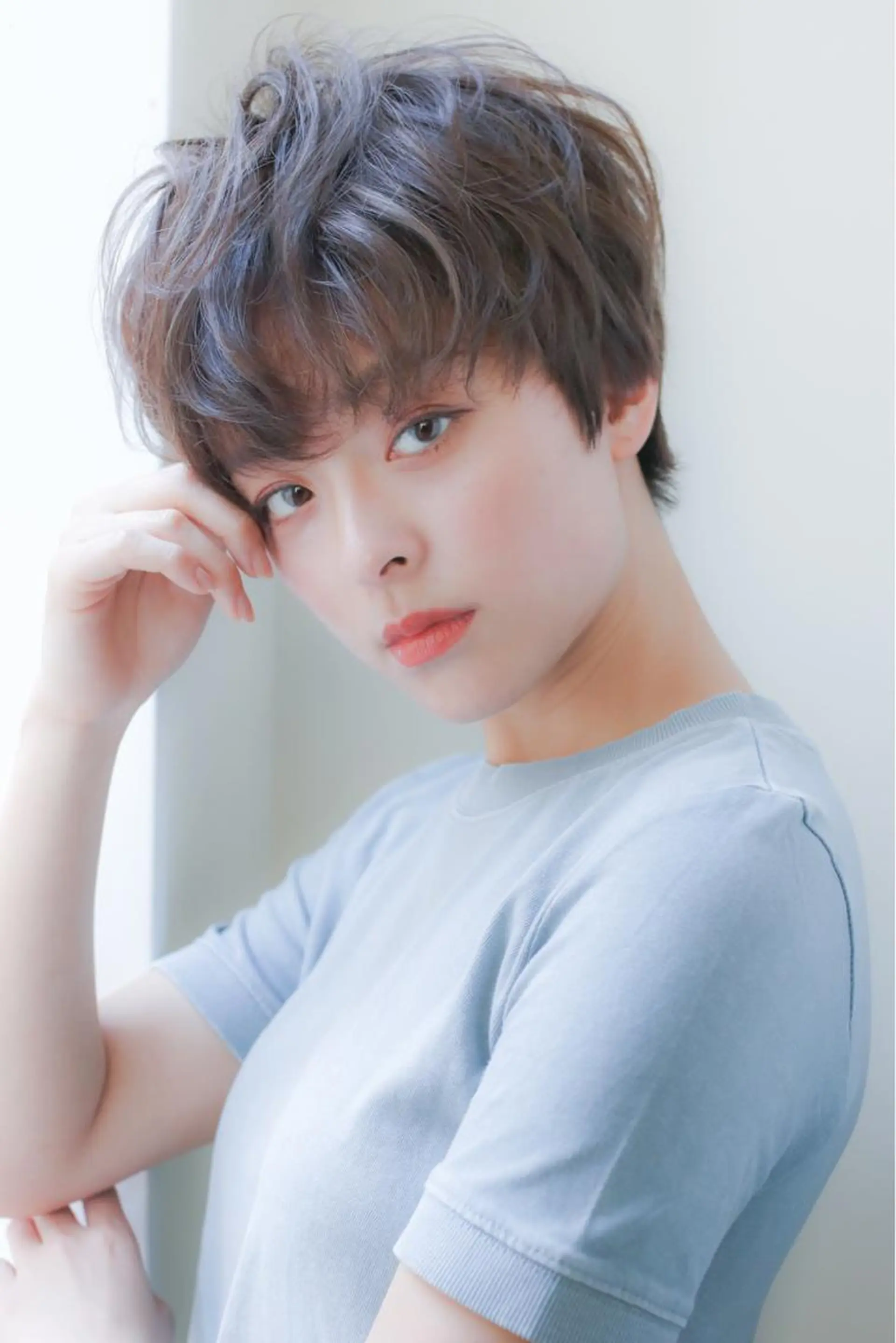 ショート カラー パーマ Lond re Maison.原宿のヘアスタイル