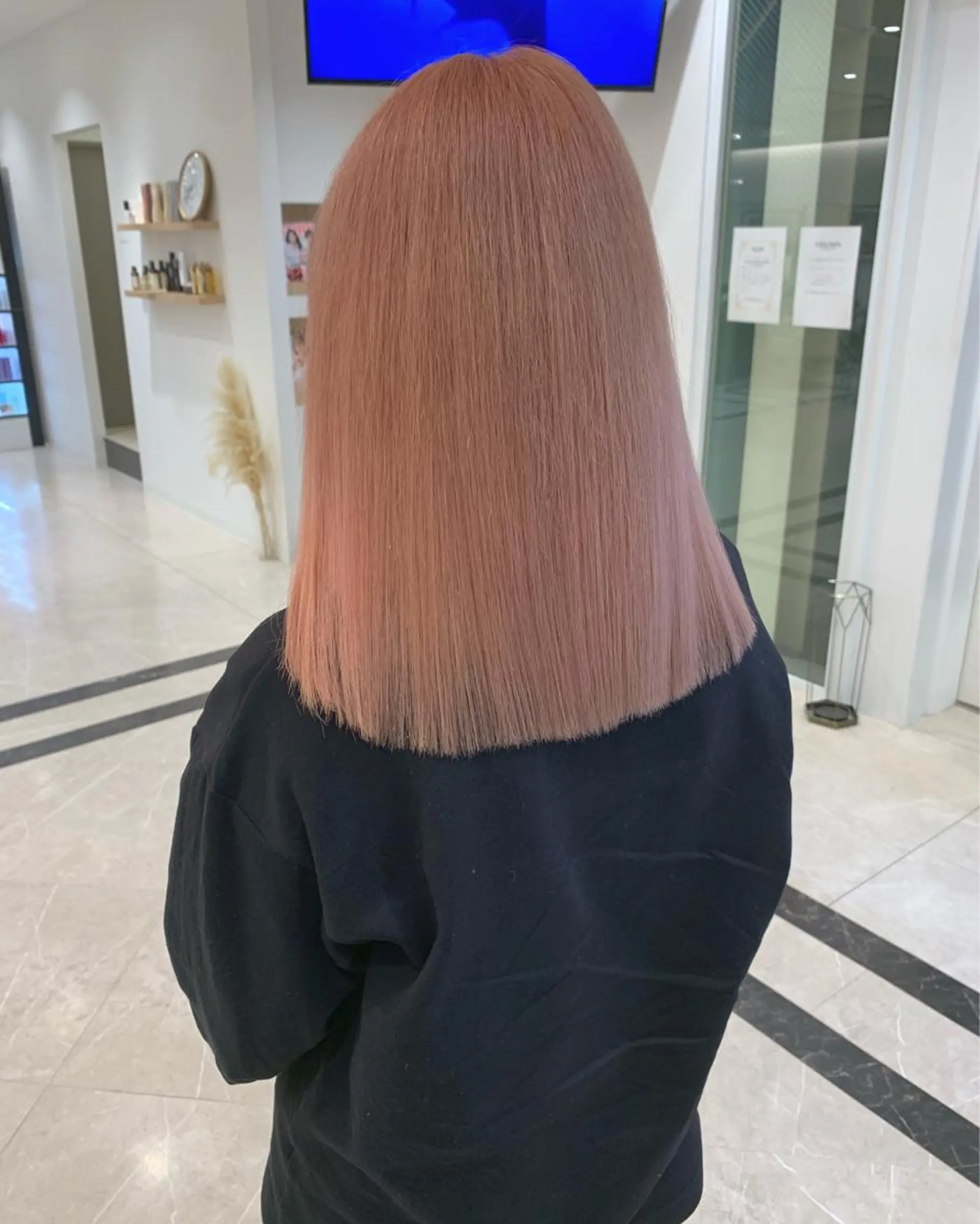 ミディアム カラー 韓国風/顔周りカット /髪質改善RYOTAのヘアスタイル