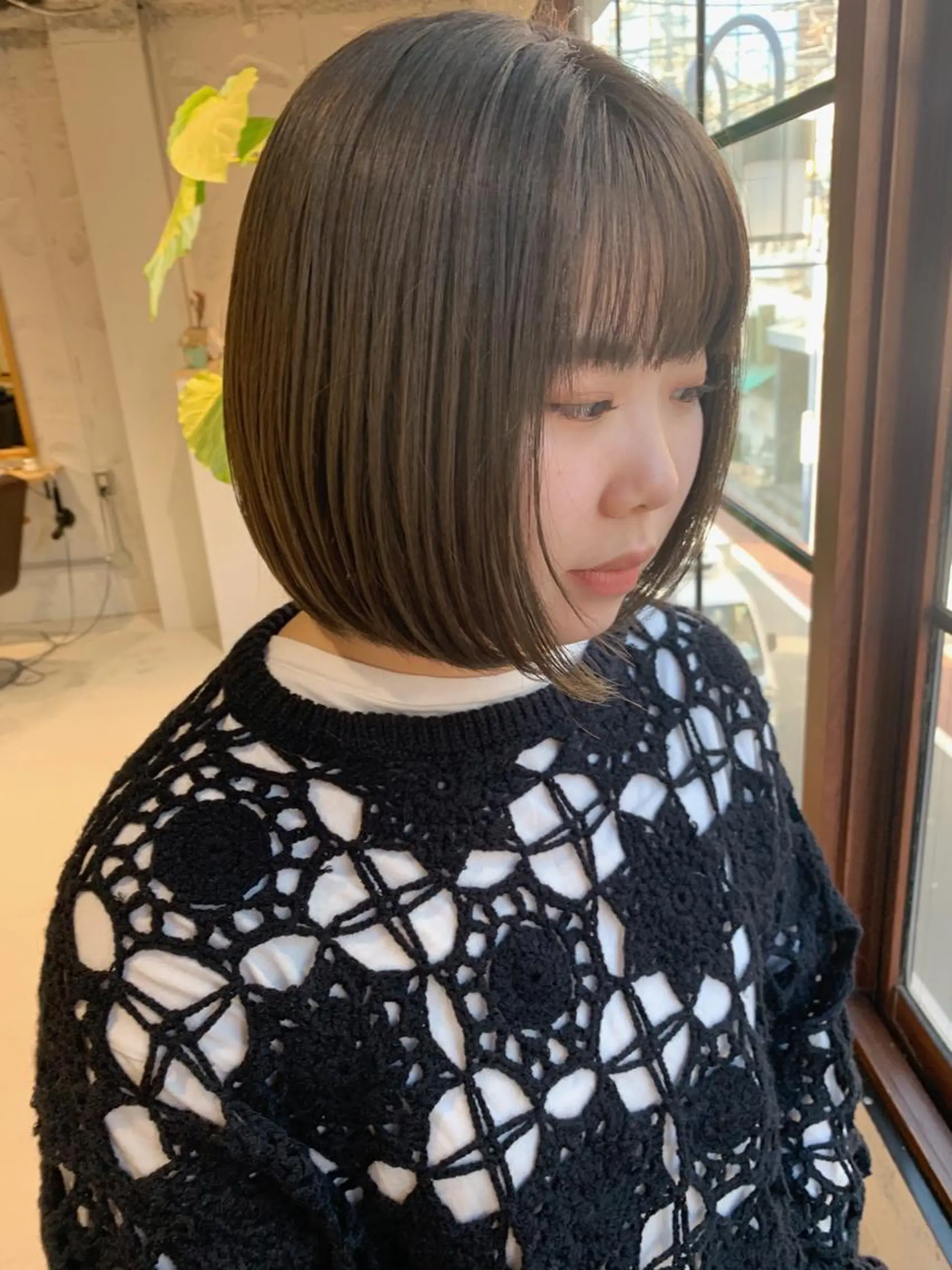 ショート カラー オリーブカラー カット ヘアカラー iet.所属・ウルフ/ボブ/レイヤ ーカット◎ricoのヘアスタイル