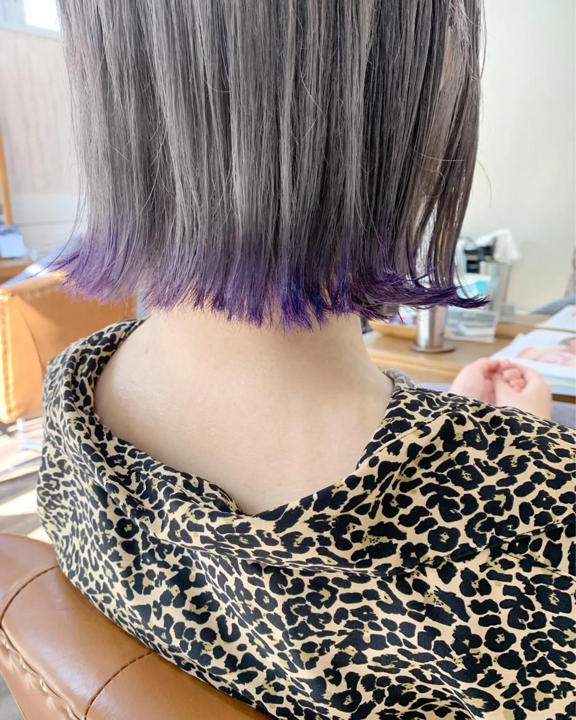 ショート カラー ブリーチ ケアブリーチ 透明感カラー デザインカラー ダブルカラー ヘアカラー トリートメント ヘッドスパ 初めてでも失敗しない 透明感カラー　Miiのヘアスタイル