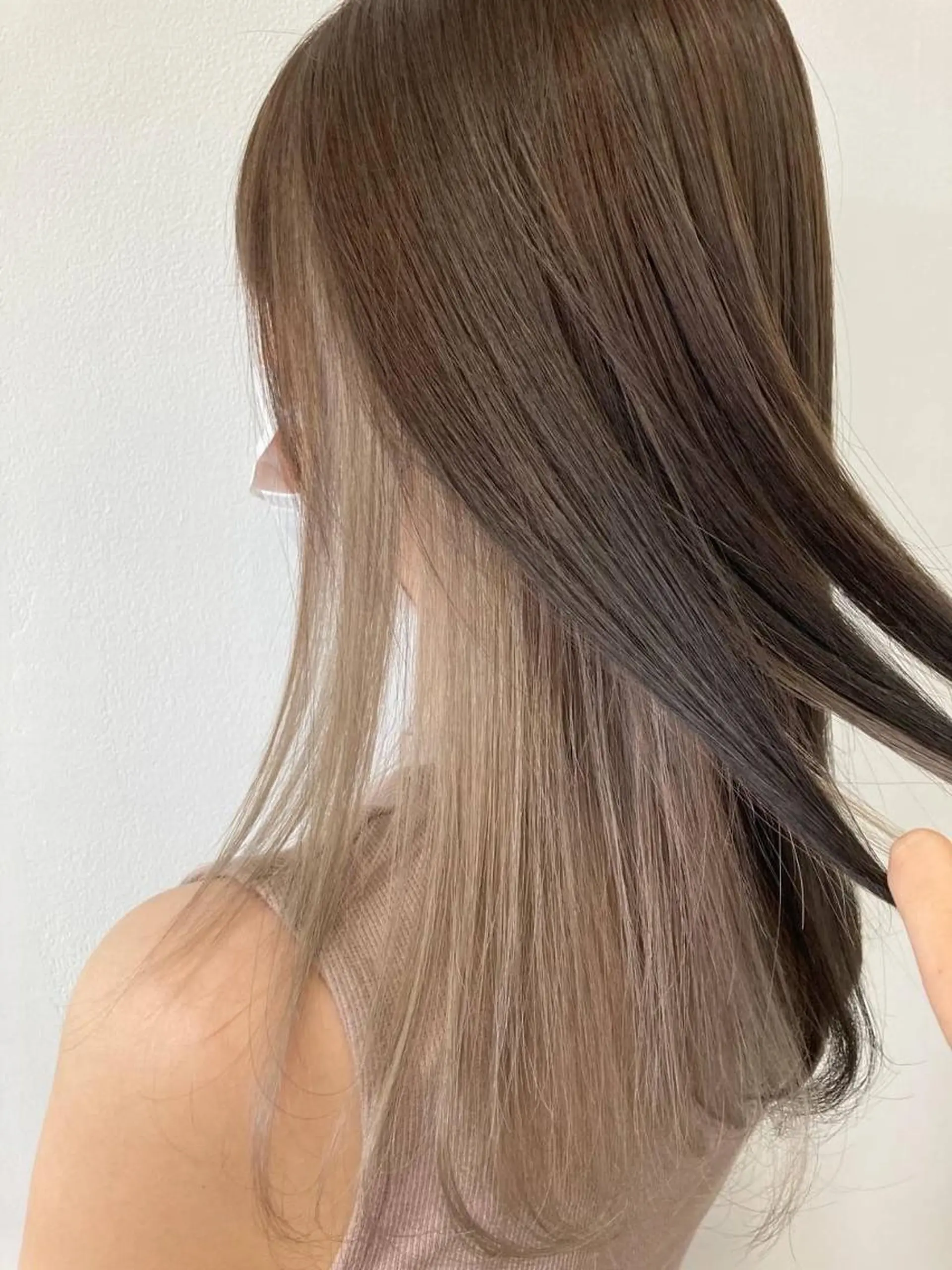 ミディアム カット ヘアカラー トリートメント ❄️透明感カラー❄️ メンズ✂️TOWAのヘアスタイル