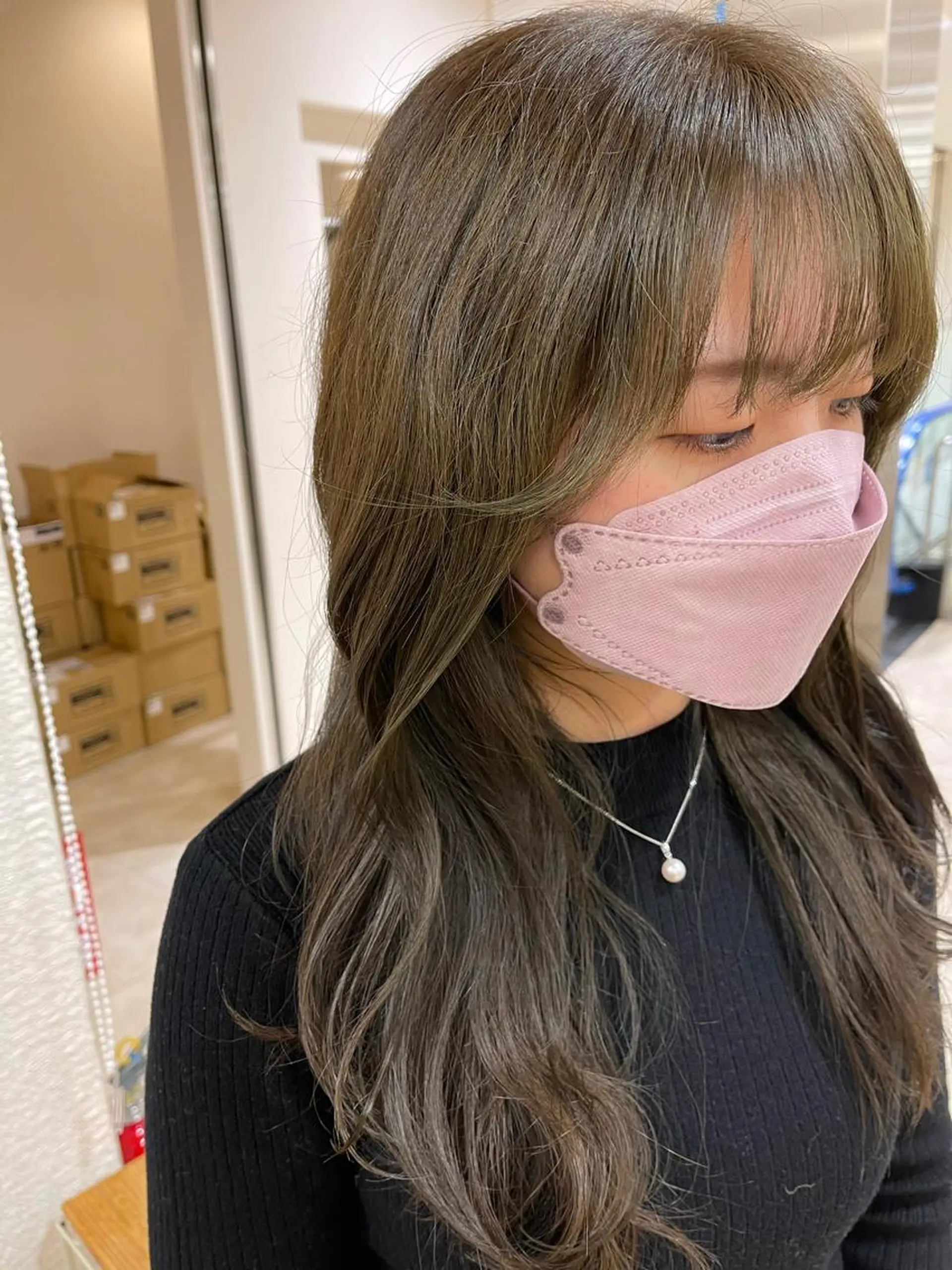 ロング カラー 髪質改善・縮毛矯正 年間1500名担当♪のヘアスタイル