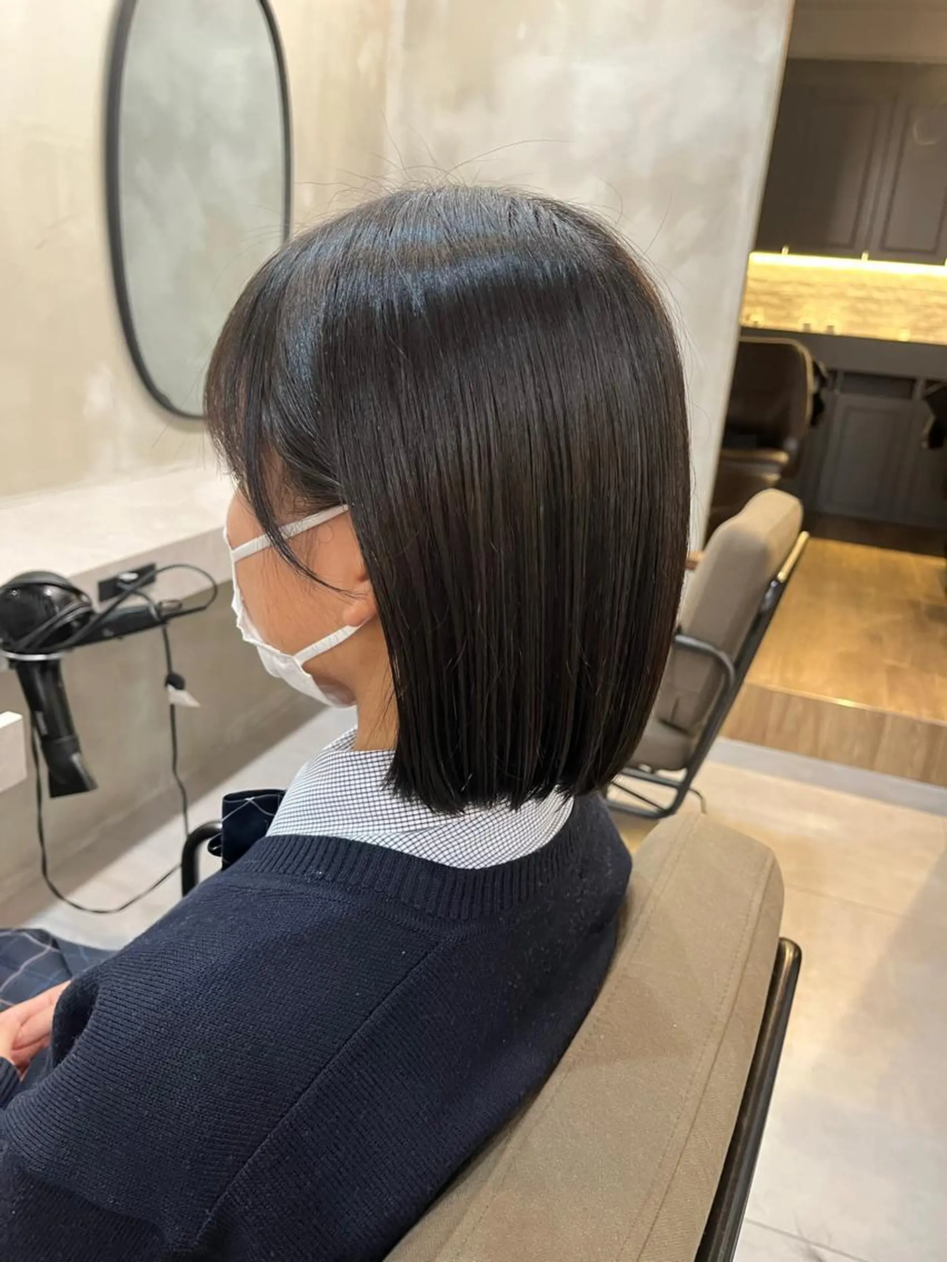 ミディアム カラー ボブ RIYA❤︎ Aujuaソムリエのヘアスタイル