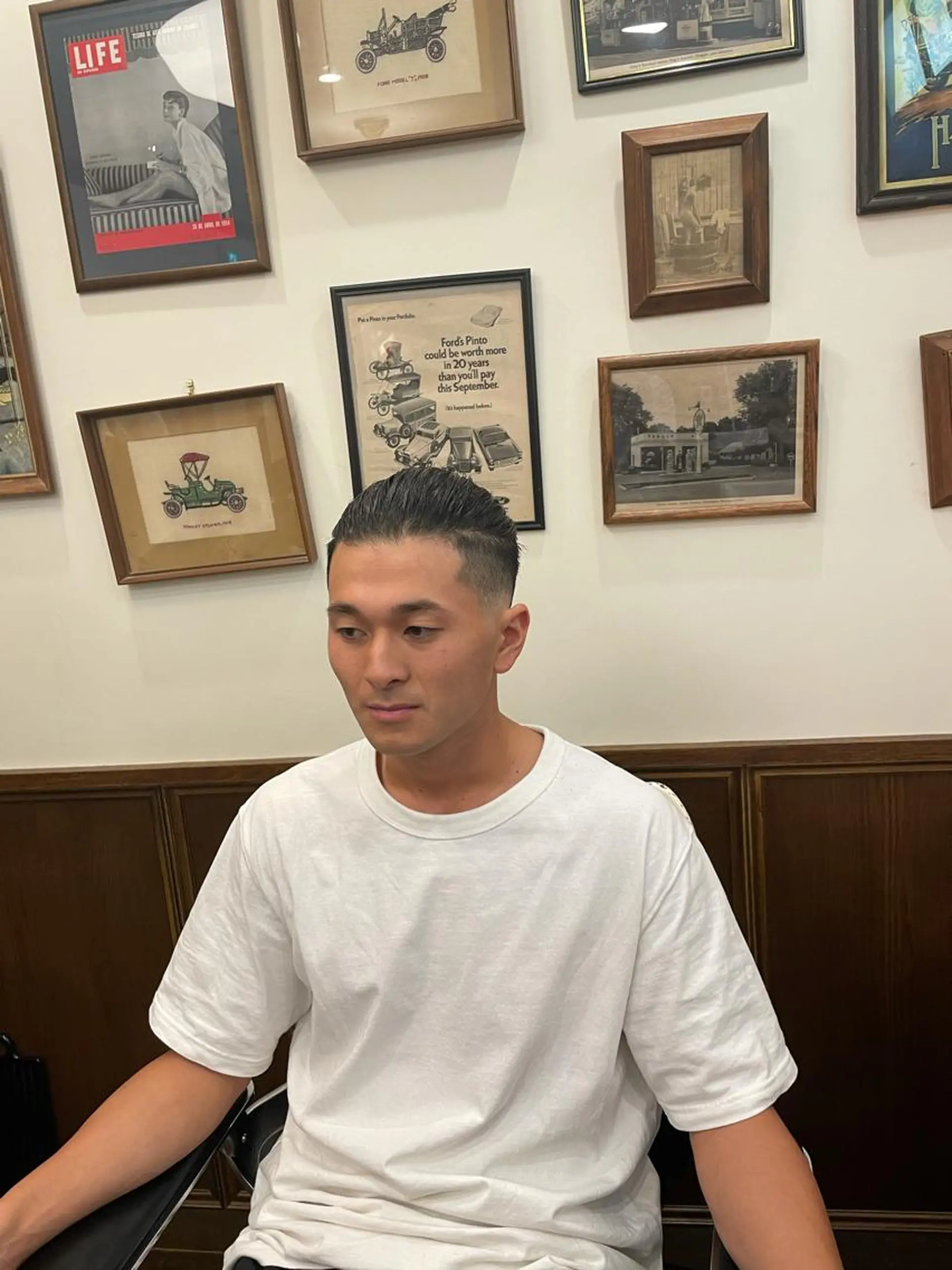 ロング カラー パーマ メンズ カット指名No1漆原 聡のヘアスタイル