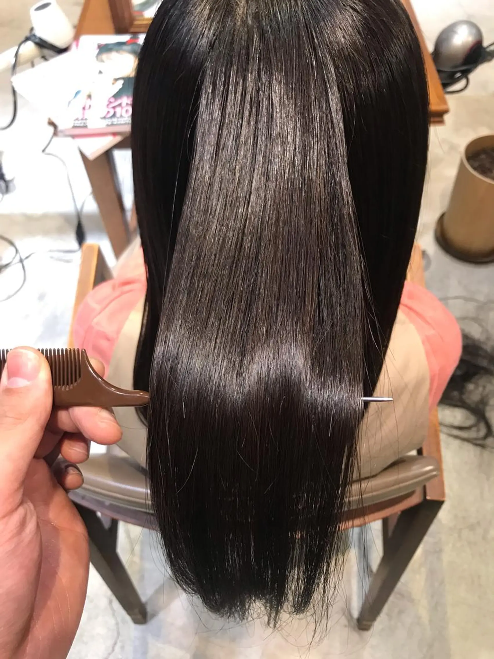 ロング ヘアアレンジ 髪質改善 トリートメント SALOWIN銀座VORT所属・小林 佳祐のヘアスタイル