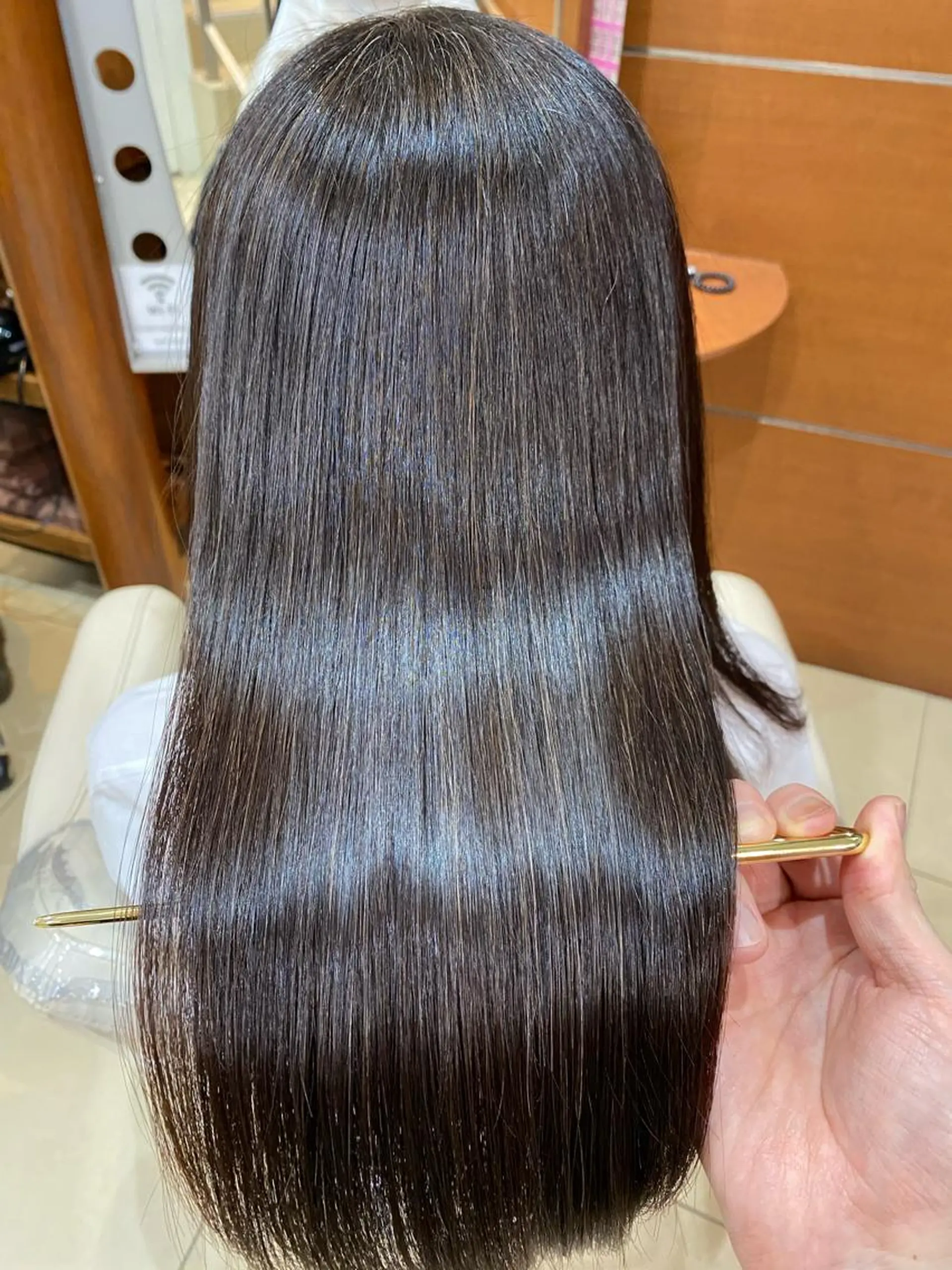 セミロング セミロングパーマ 髪質改善 縮毛矯正 トリートメント 酸性ストレート カット パーマ 縮毛矯正 トリートメント コテ巻き風パーマ/ 髪質改善/河島恭平のヘアスタイル