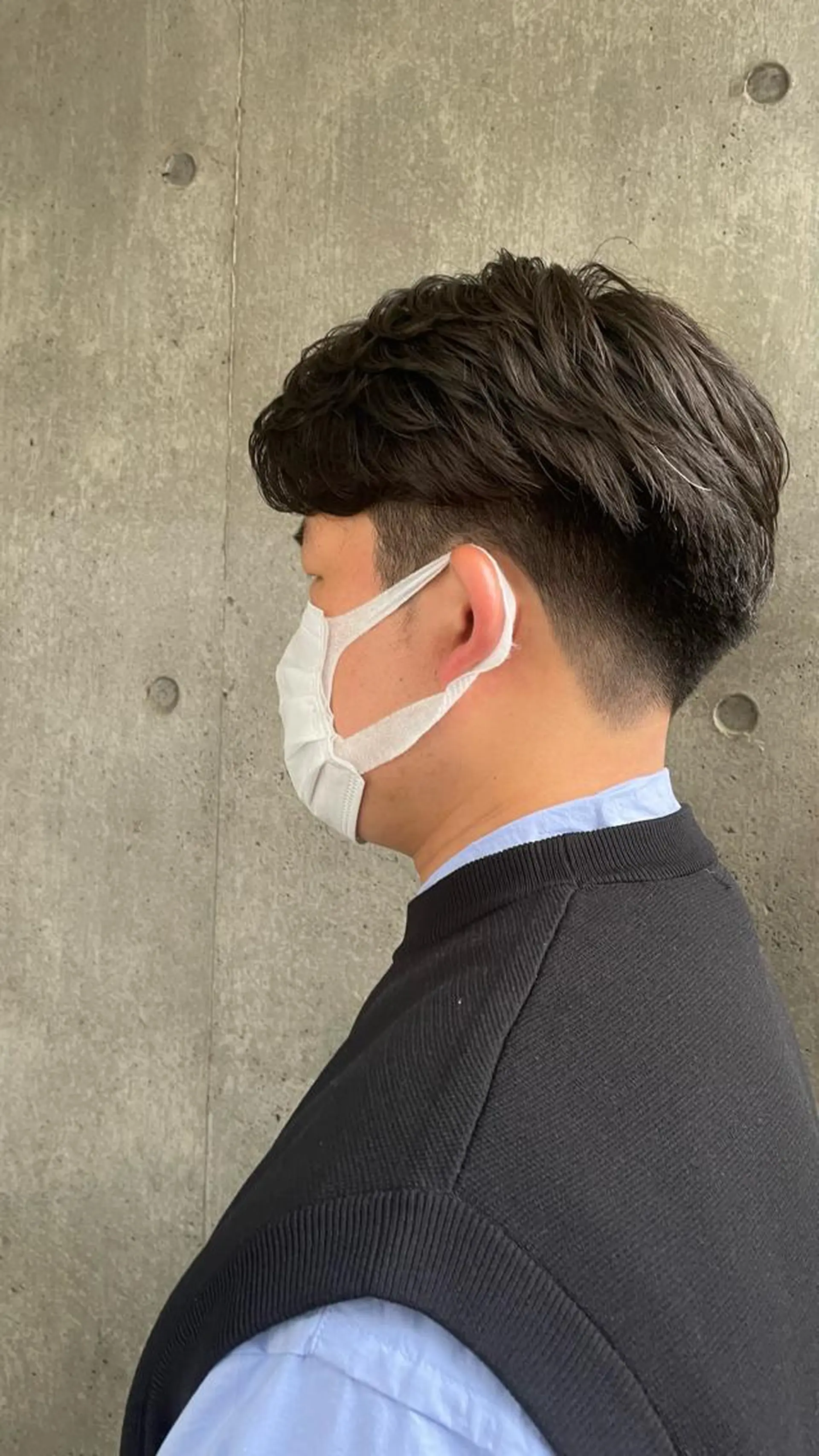 パーマ メンズ もりたみかこ 美容師お休み中のヘアスタイル