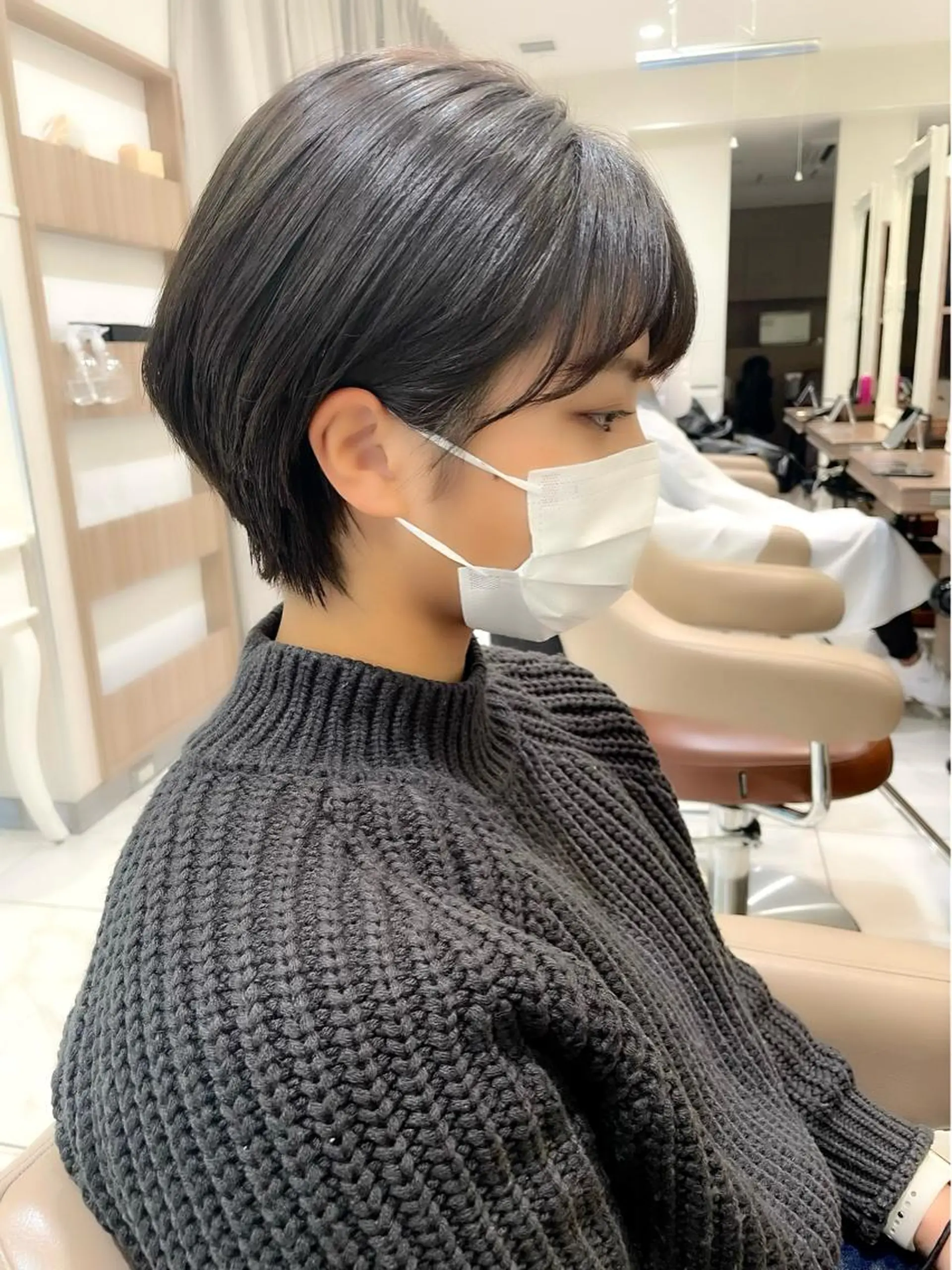 ショート 三鷹で1番ショート ボブをカットする新谷のヘアスタイル