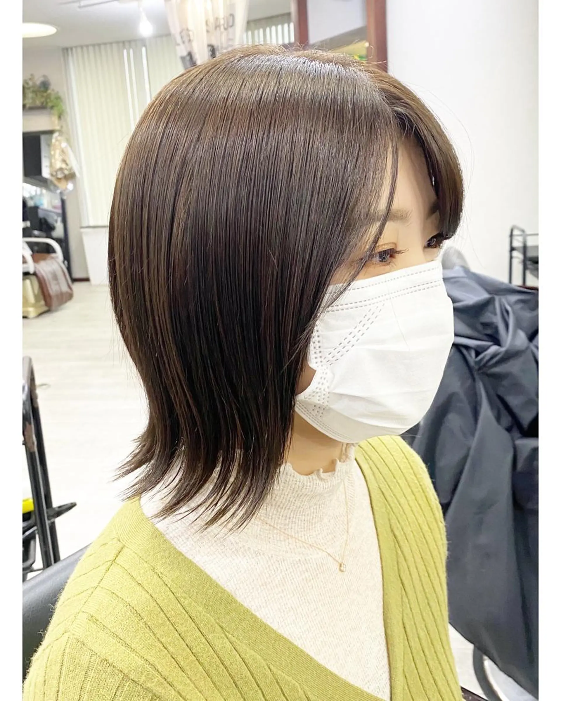 ミディアム カラー アッシュ ベージュカラー ＊横浜駅＊ 金子 誠也のヘアスタイル