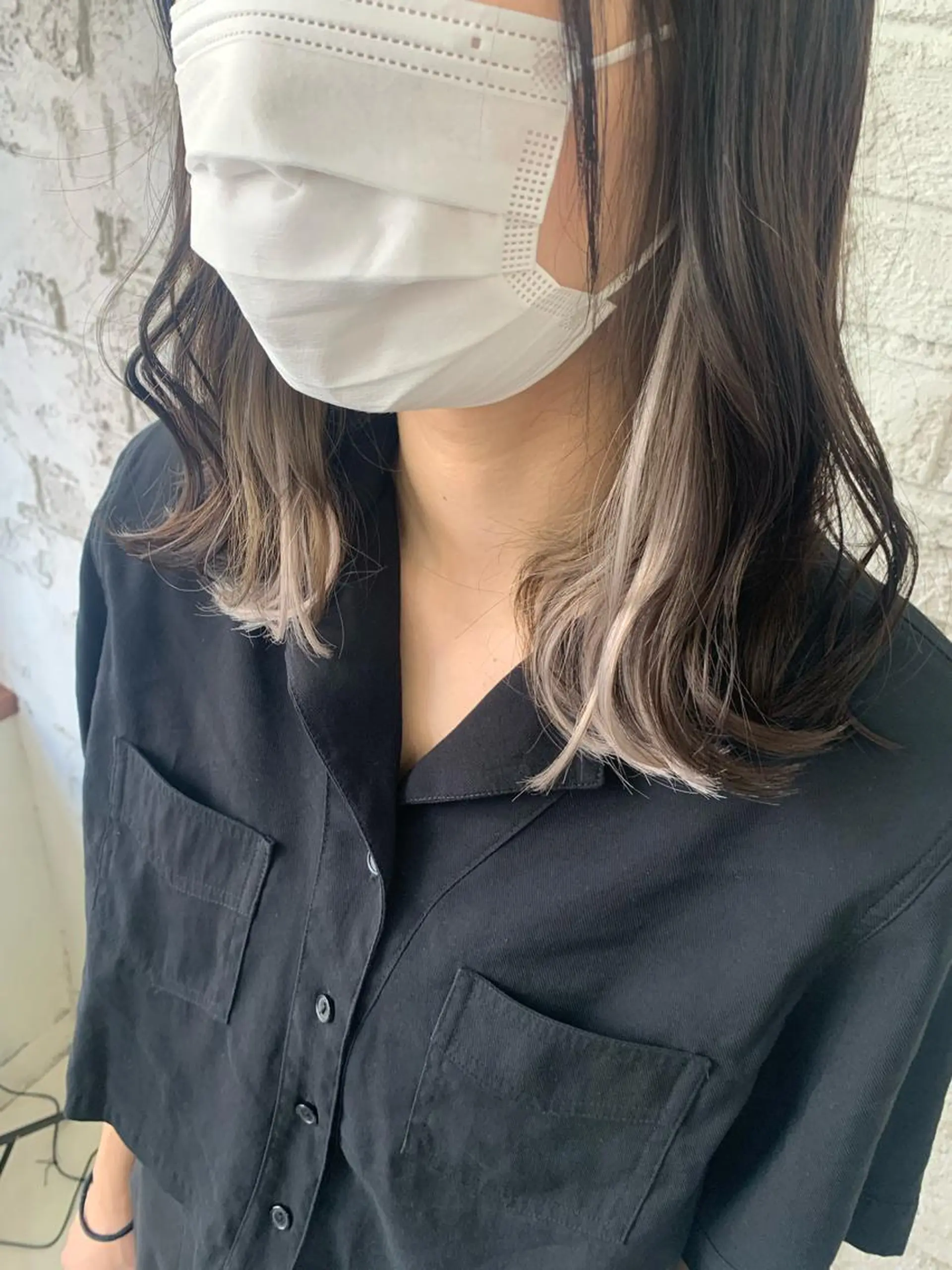 ミディアム エクステ エクステ＆艶カラー 🎀YURINA🎀のヘアスタイル