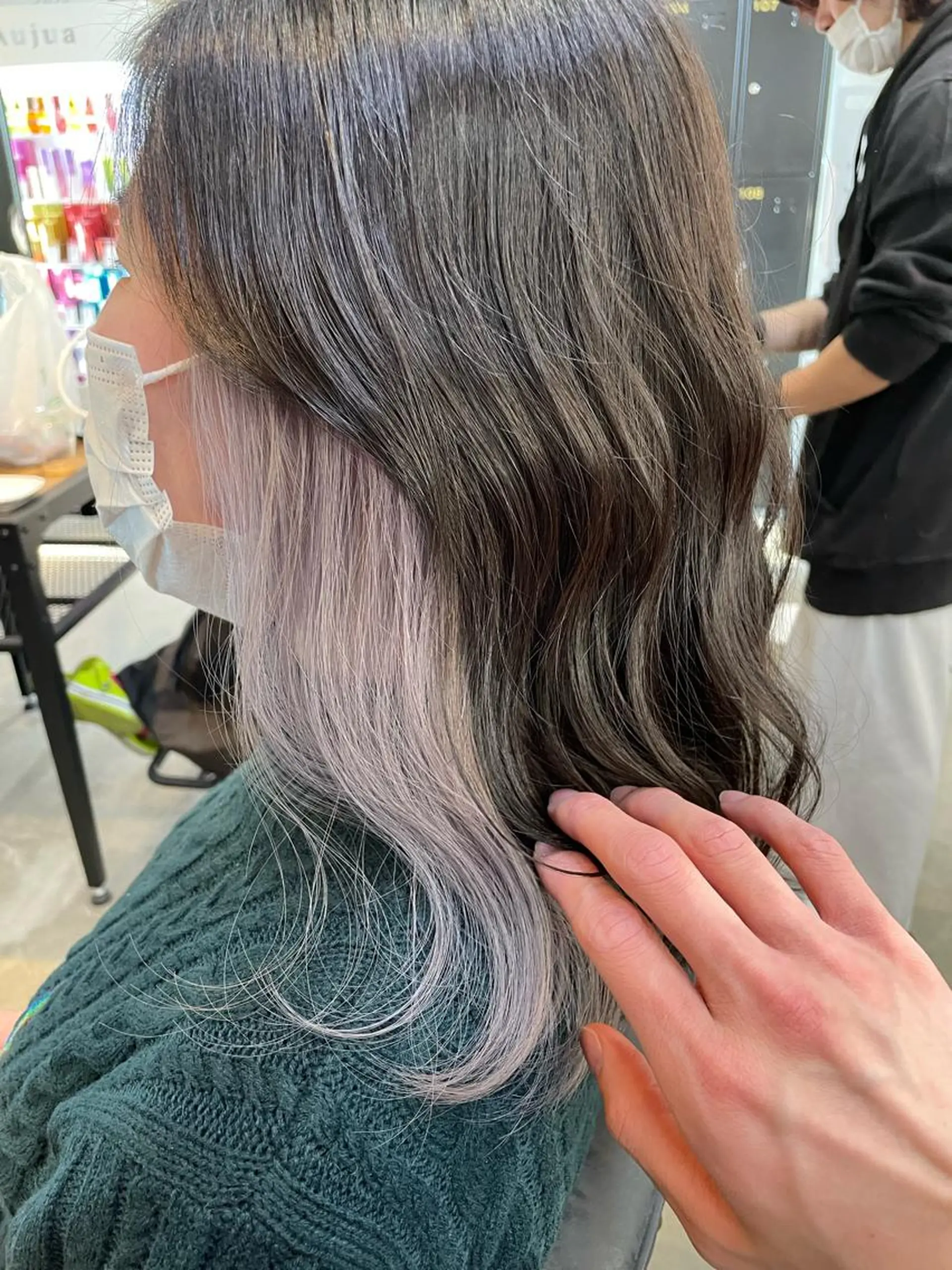 ミディアム カラー メンズ韓国ヘア👹 KAJIのヘアスタイル