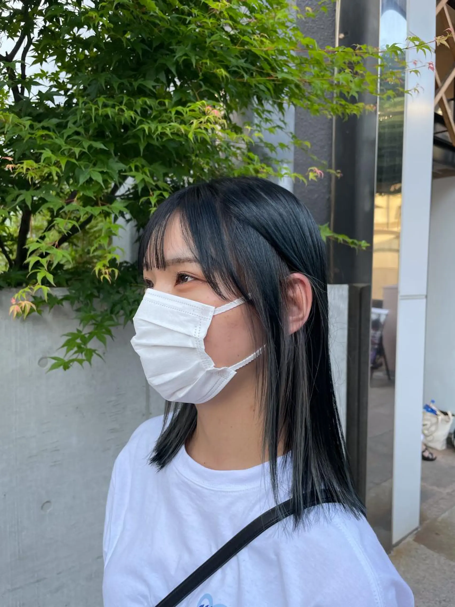 セミロング 山下 とよかのヘアスタイル